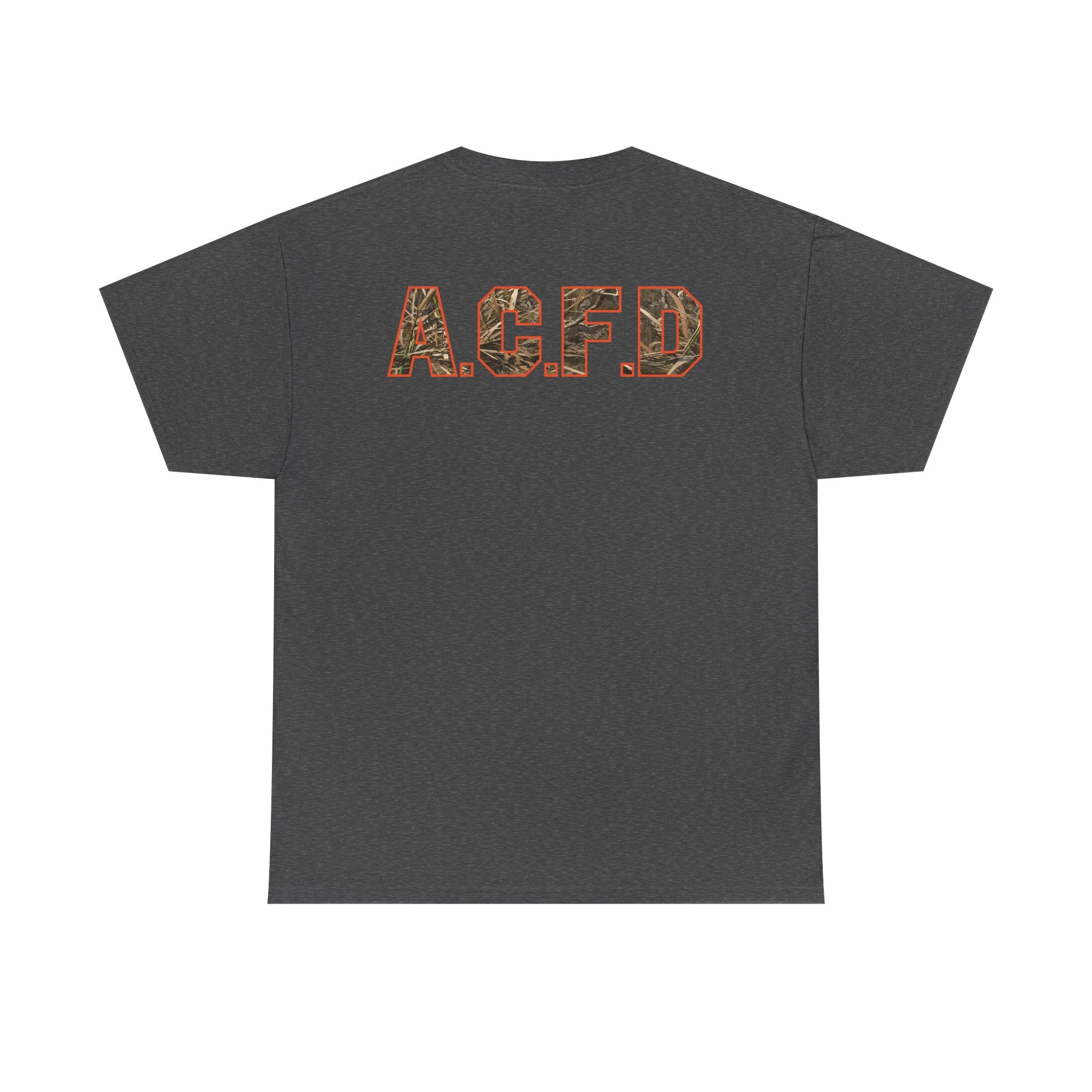 Heavy Cotton Unisex Tee - Arlington Camo Deer Hunter