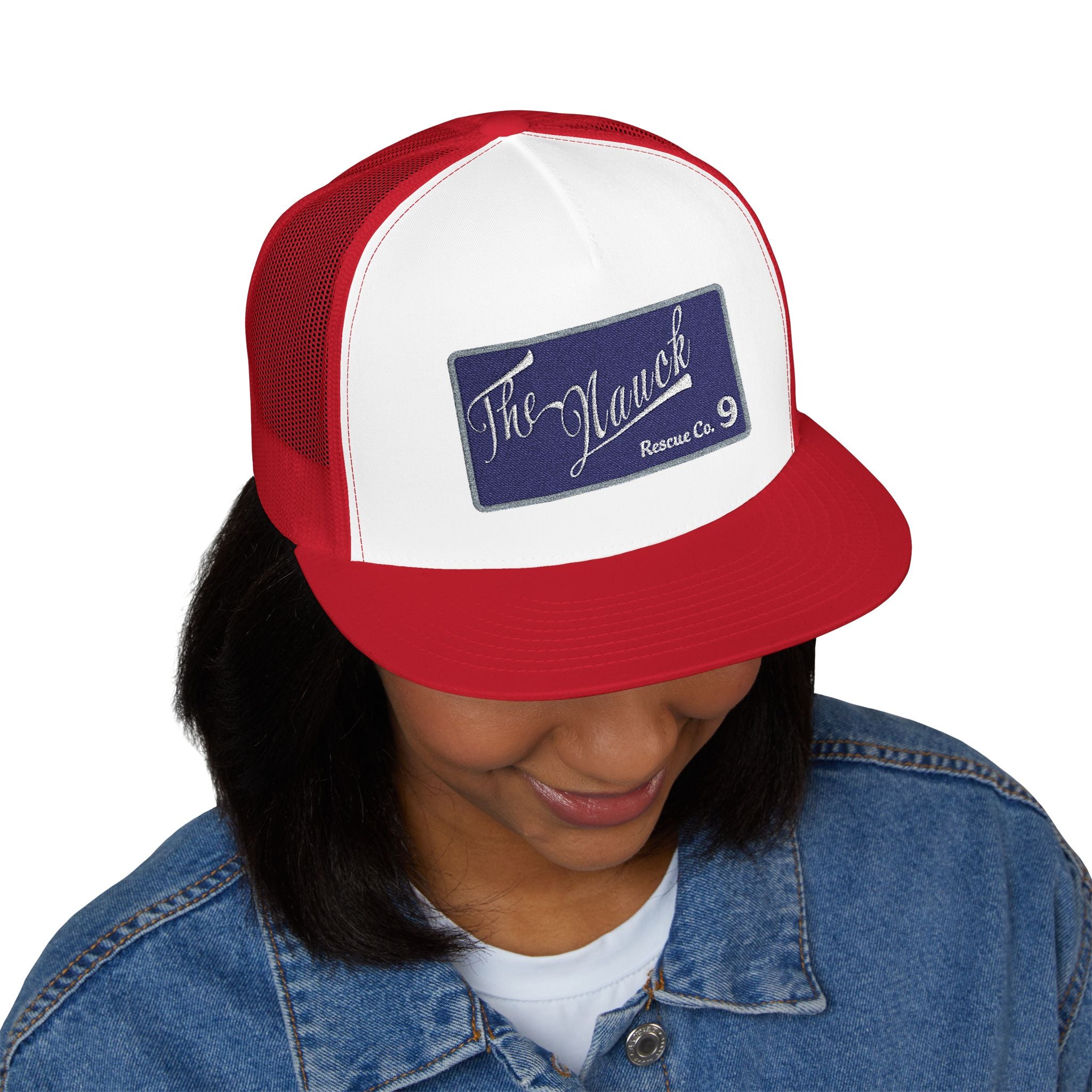 Arlington The Nauck Rescue 9  - 5 Panel Trucker Cap (Embroidery)