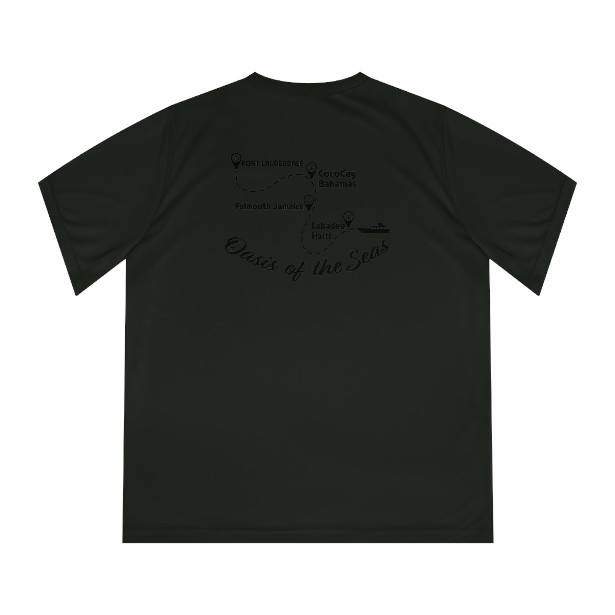 Bennett Family Cruise Black logo - Women's Performance V-Neck T-Shirt