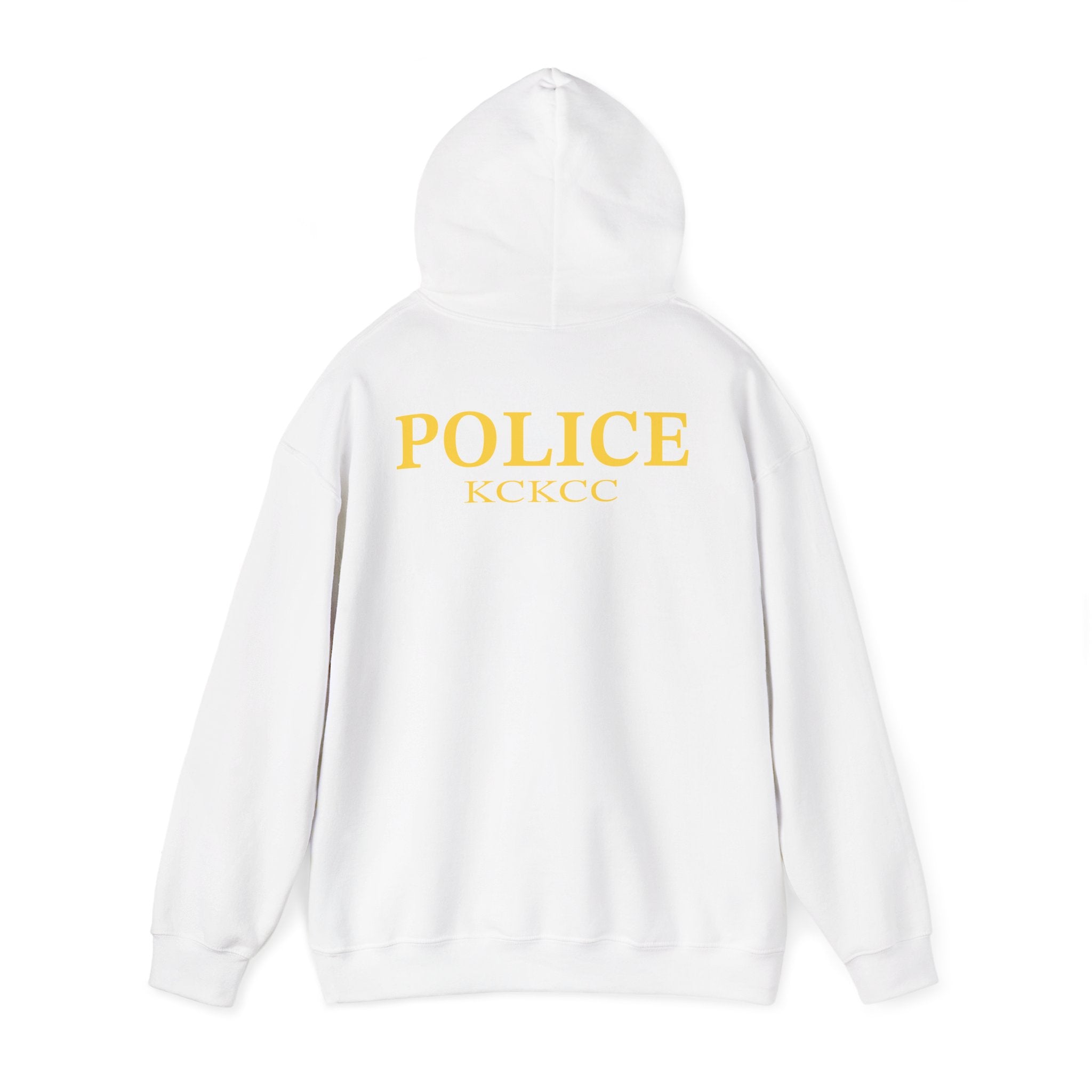 Kansas City College Police Dispatcher Badge - Unisex Heavy Blend™ Hooded Sweatshirt