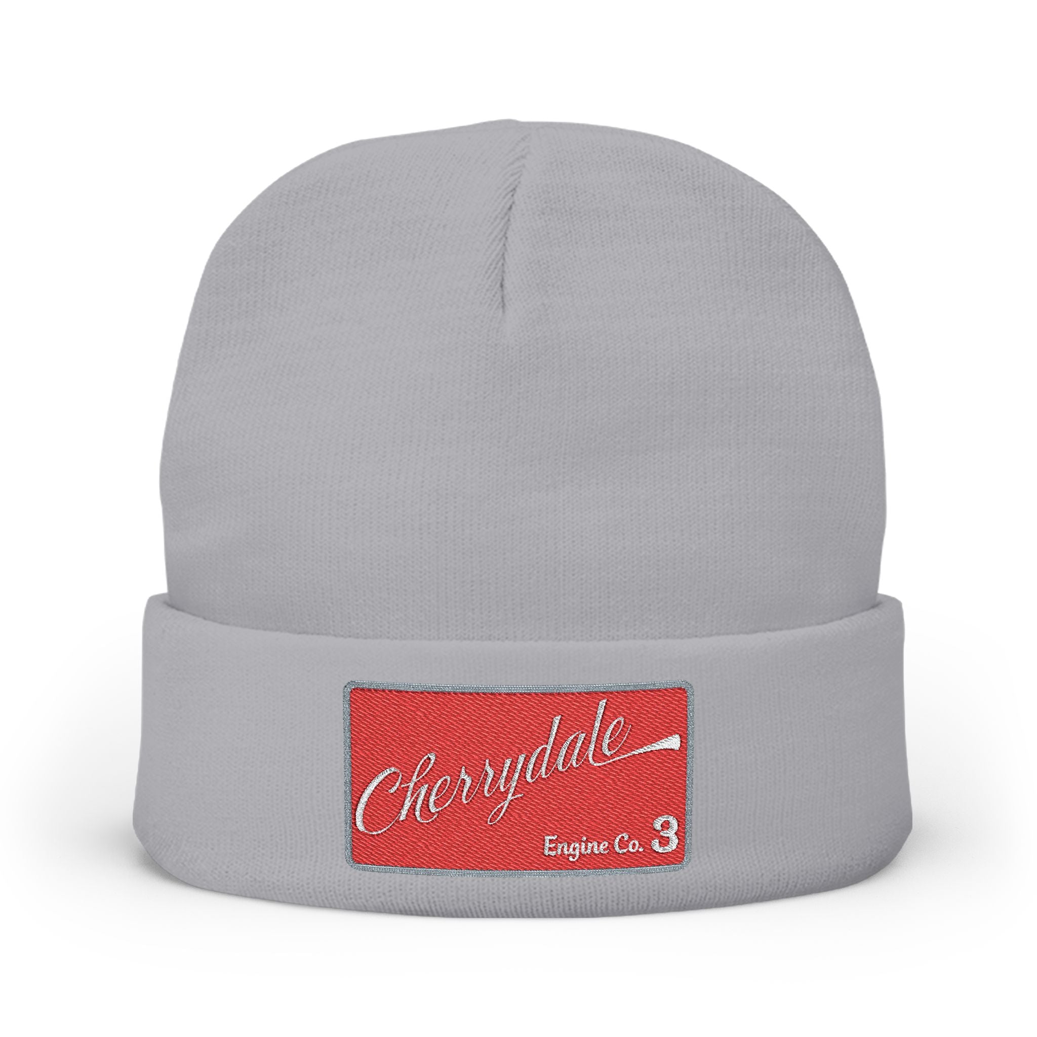 Arlington Cherrydale Engine 3- Knit Beanie (Embroidery)