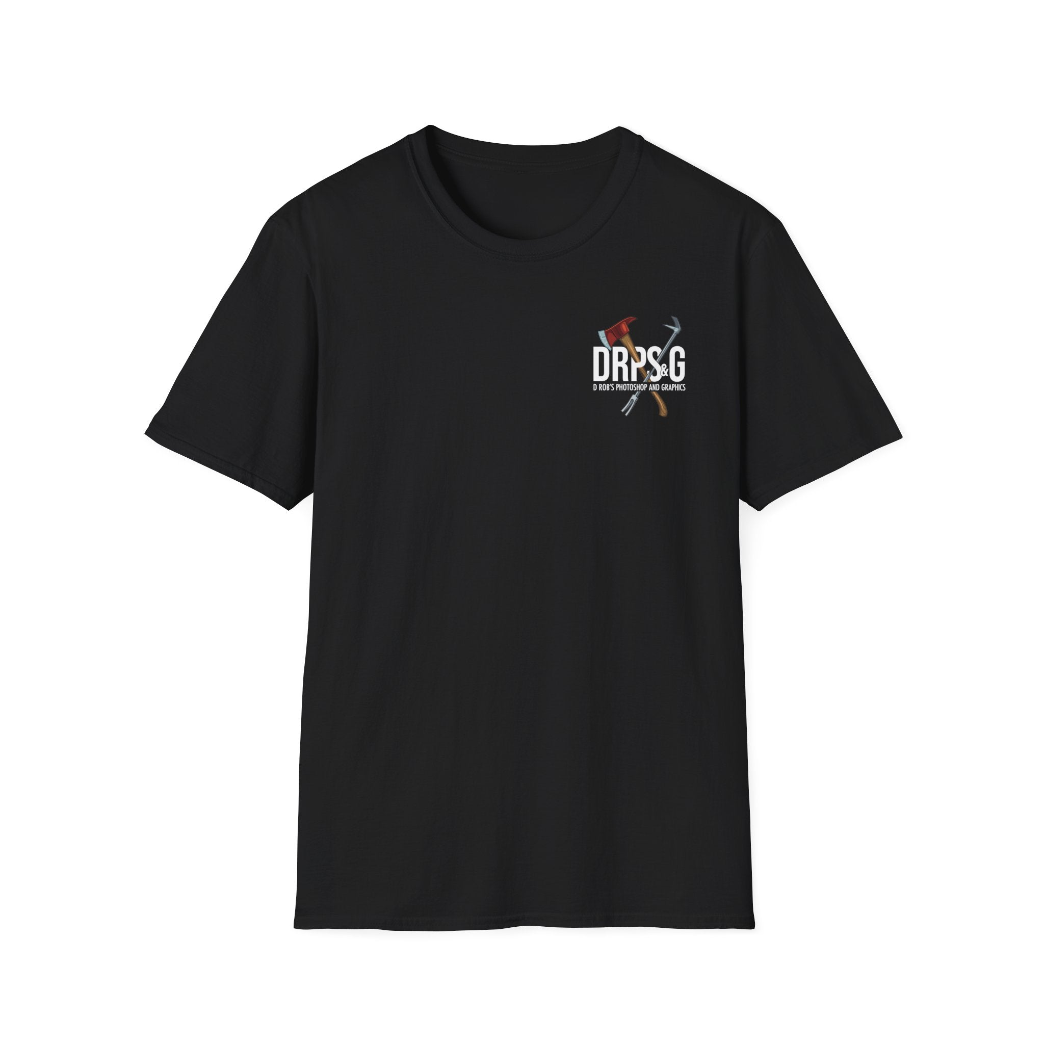 Retired Captain US Flag - Unisex Softstyle T-Shirt