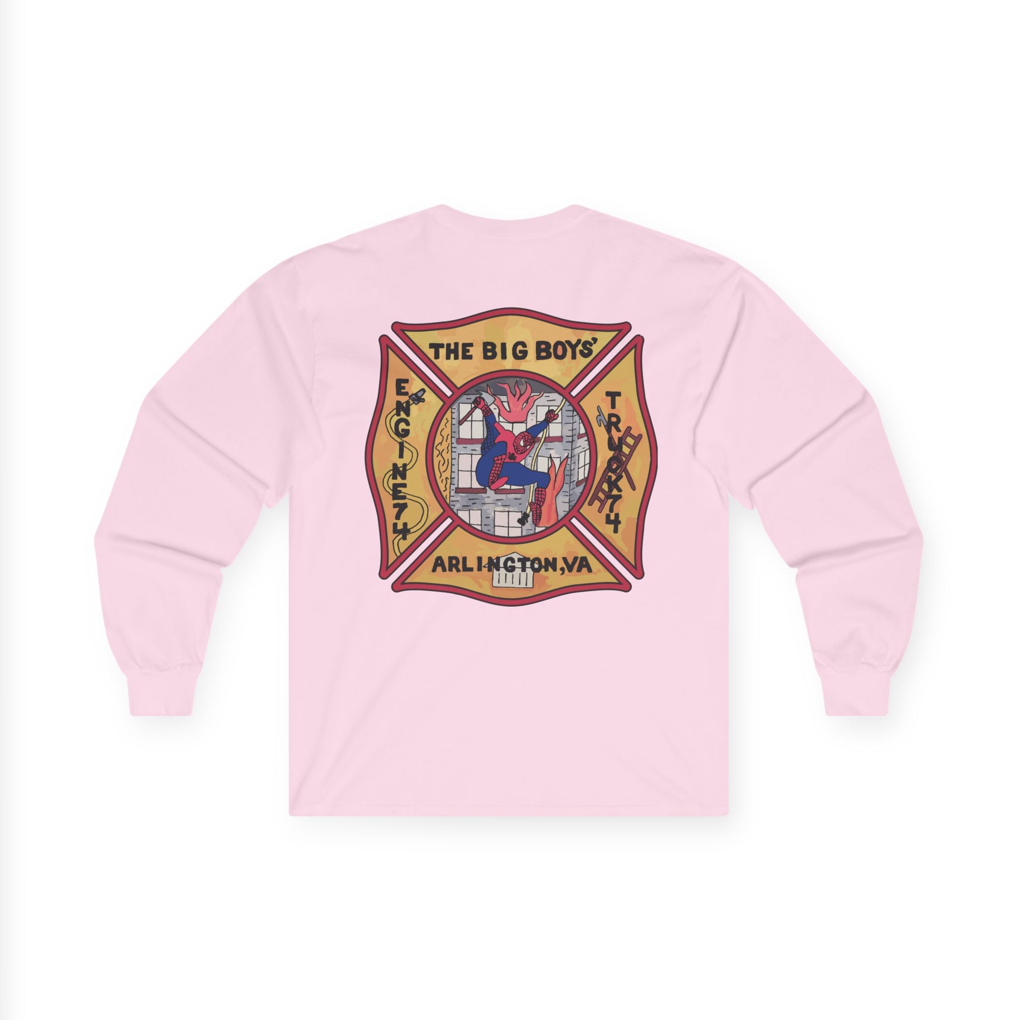 ACFD Truck 74 Old School Spider Shirt  - Unisex Ultra Cotton Long Sleeve Tee