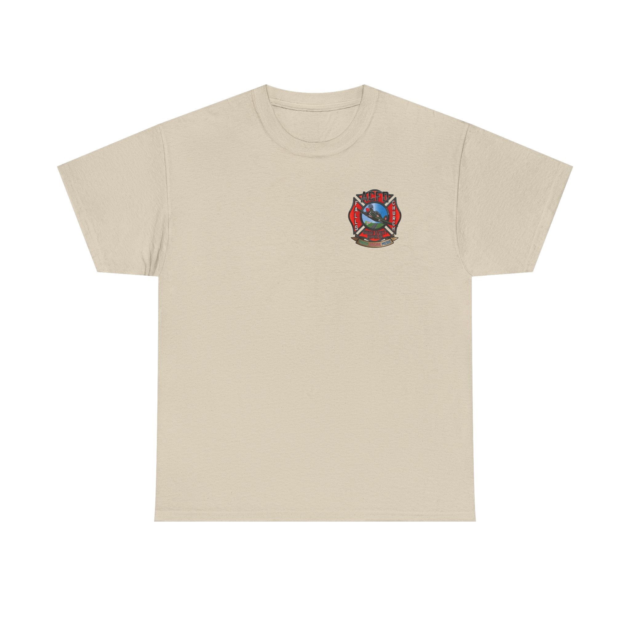 Station 6 Falls Church Apparatus -Heavy Cotton Unisex Tee -