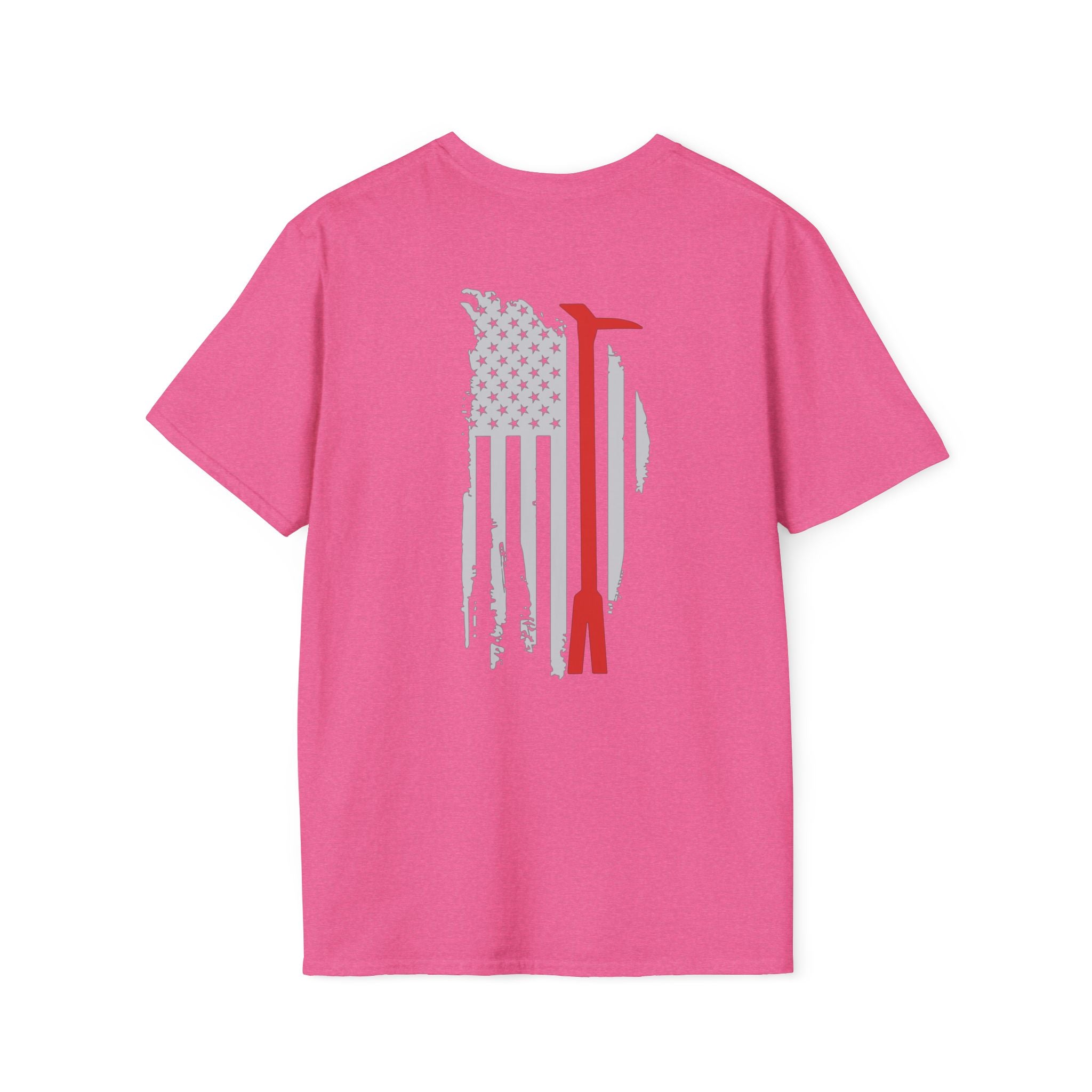 Halligan US Flag - Unisex Softstyle T-Shirt