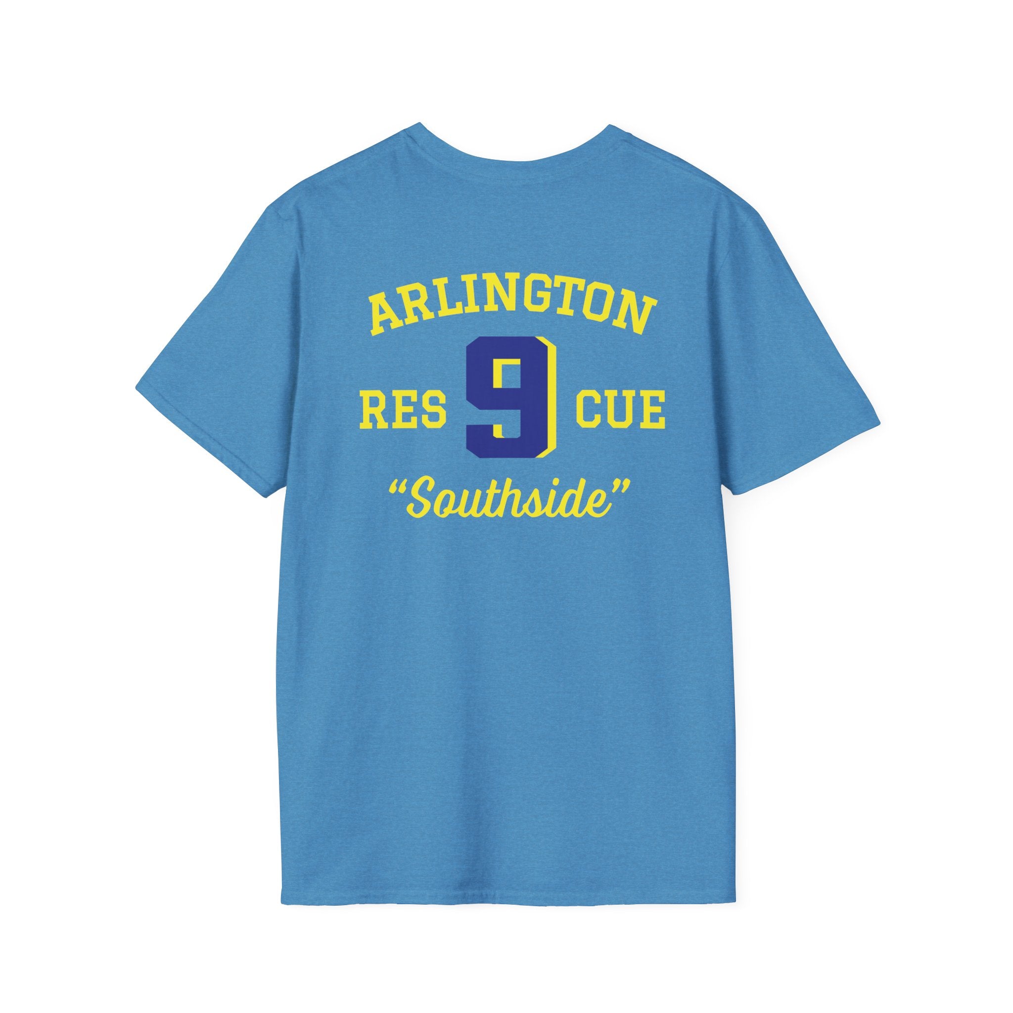 Station 9 Taz Front / Officer Rescue 9 back - Gildan Soft Cotton Softstyle T-Shirt