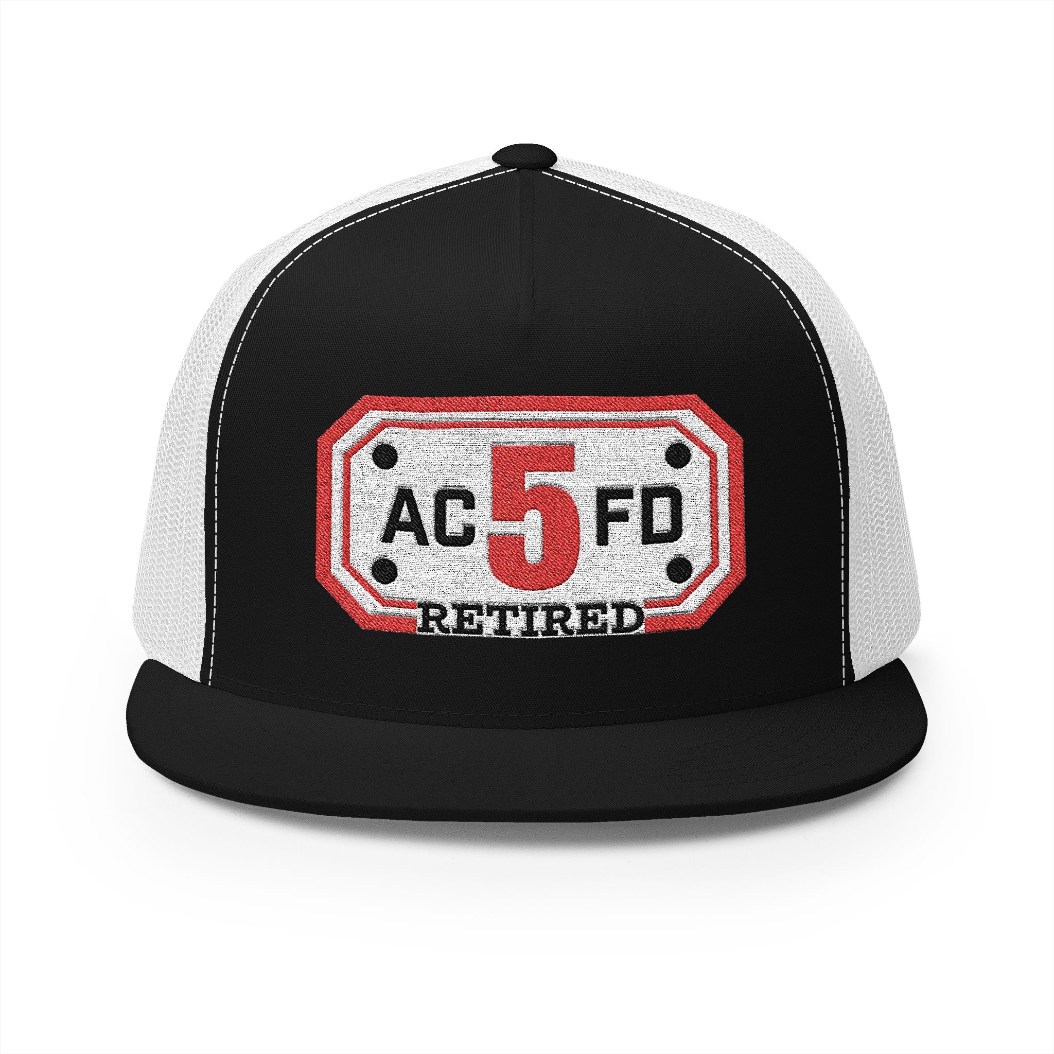 Retired Arlington Engine 5 - 5 Panel Trucker Cap (Embroidery)