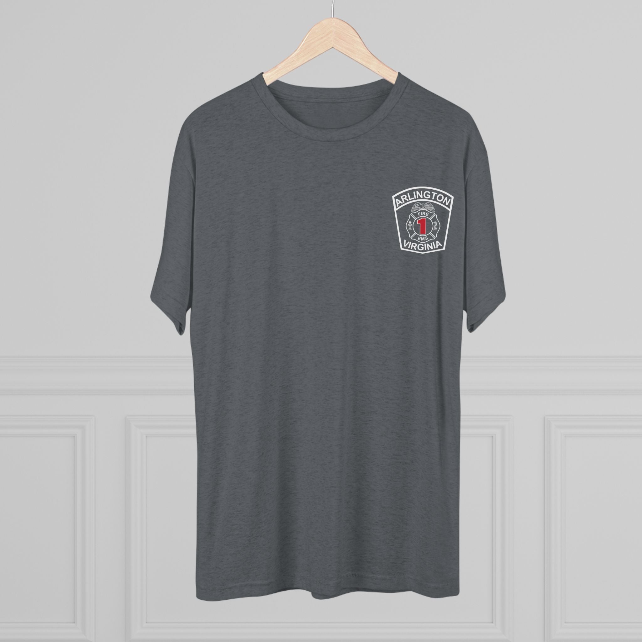 Arlington Engine 1 - NextLevel Tri-Blend Crew Tee