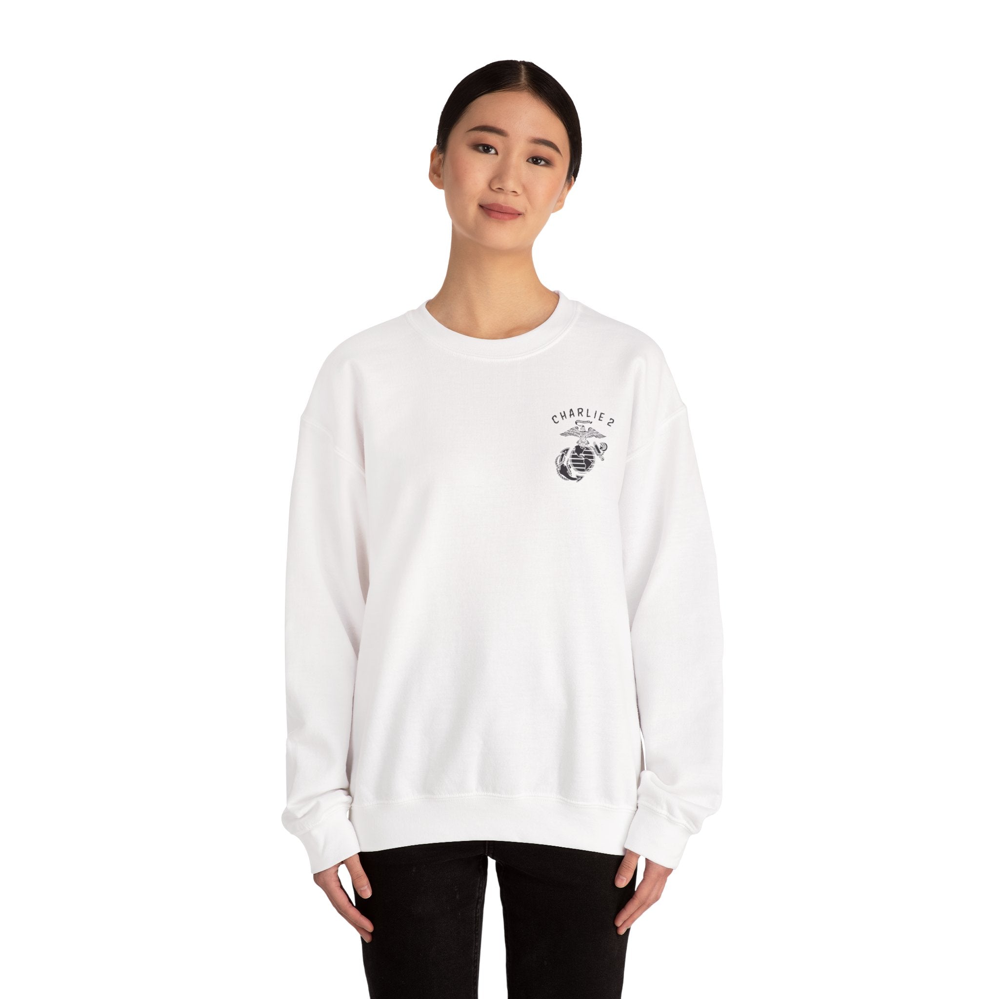Charlie 2 Ronin (blackLogo) - Gildan Unisex Heavy Blend™ Crewneck Sweatshirt