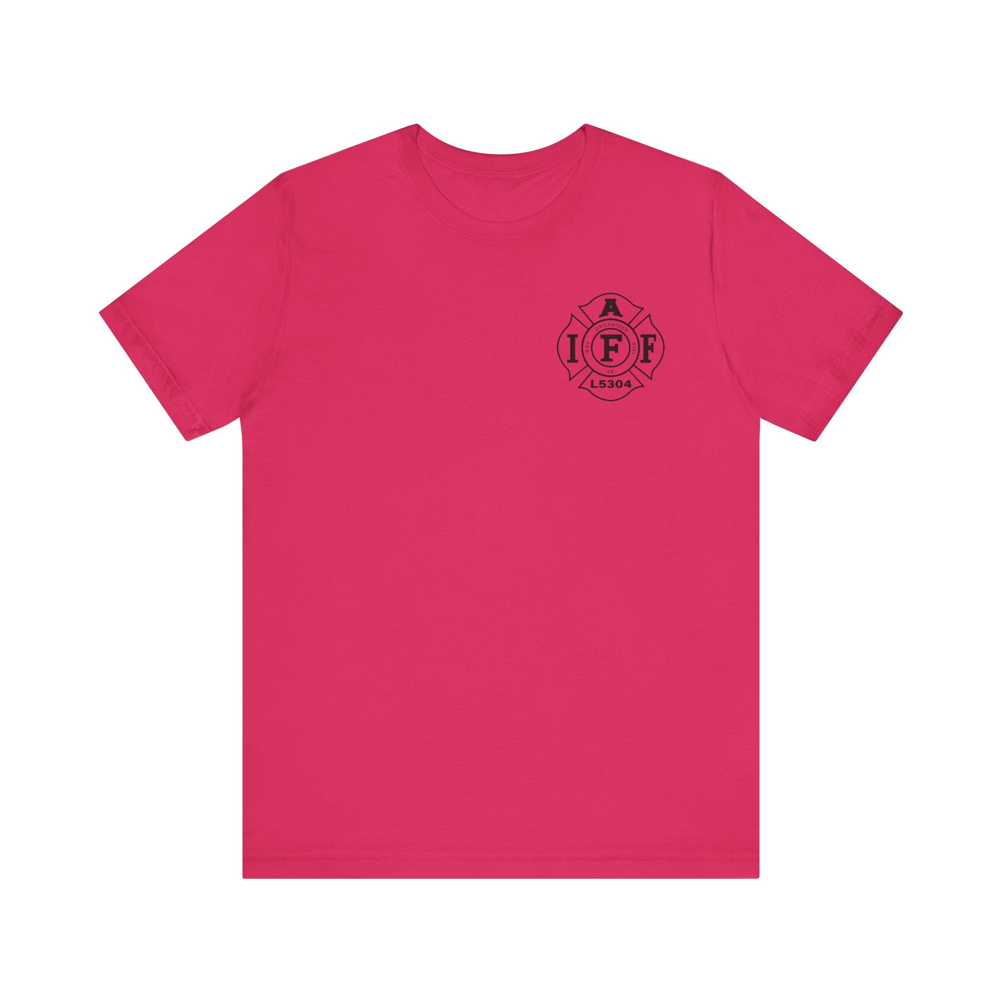 Clarke County Fire Breast Cancer (Portion of Proceeds go to Local 5304) - Bella+Canvas Soft Jersey Cotton Unisex Tee
