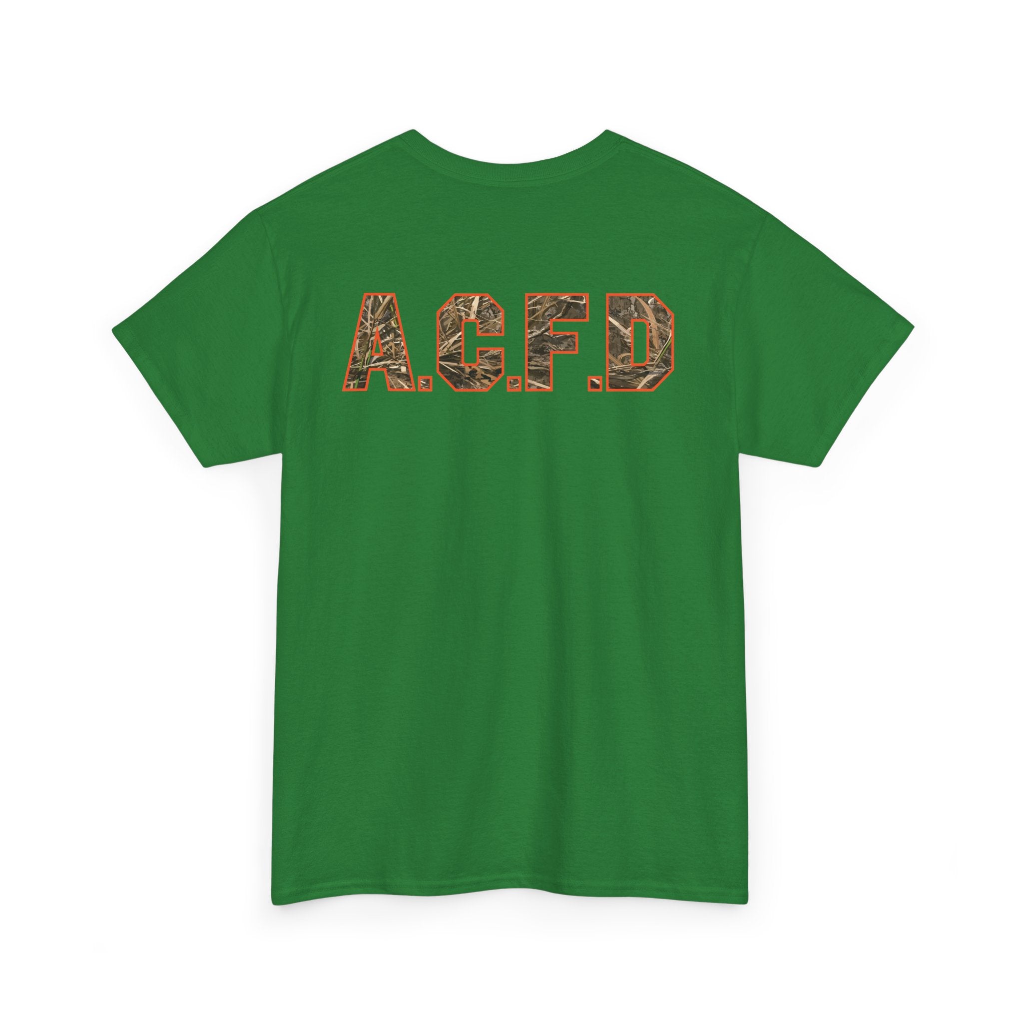 Heavy Cotton Unisex Tee - Arlington Camo Deer Hunter
