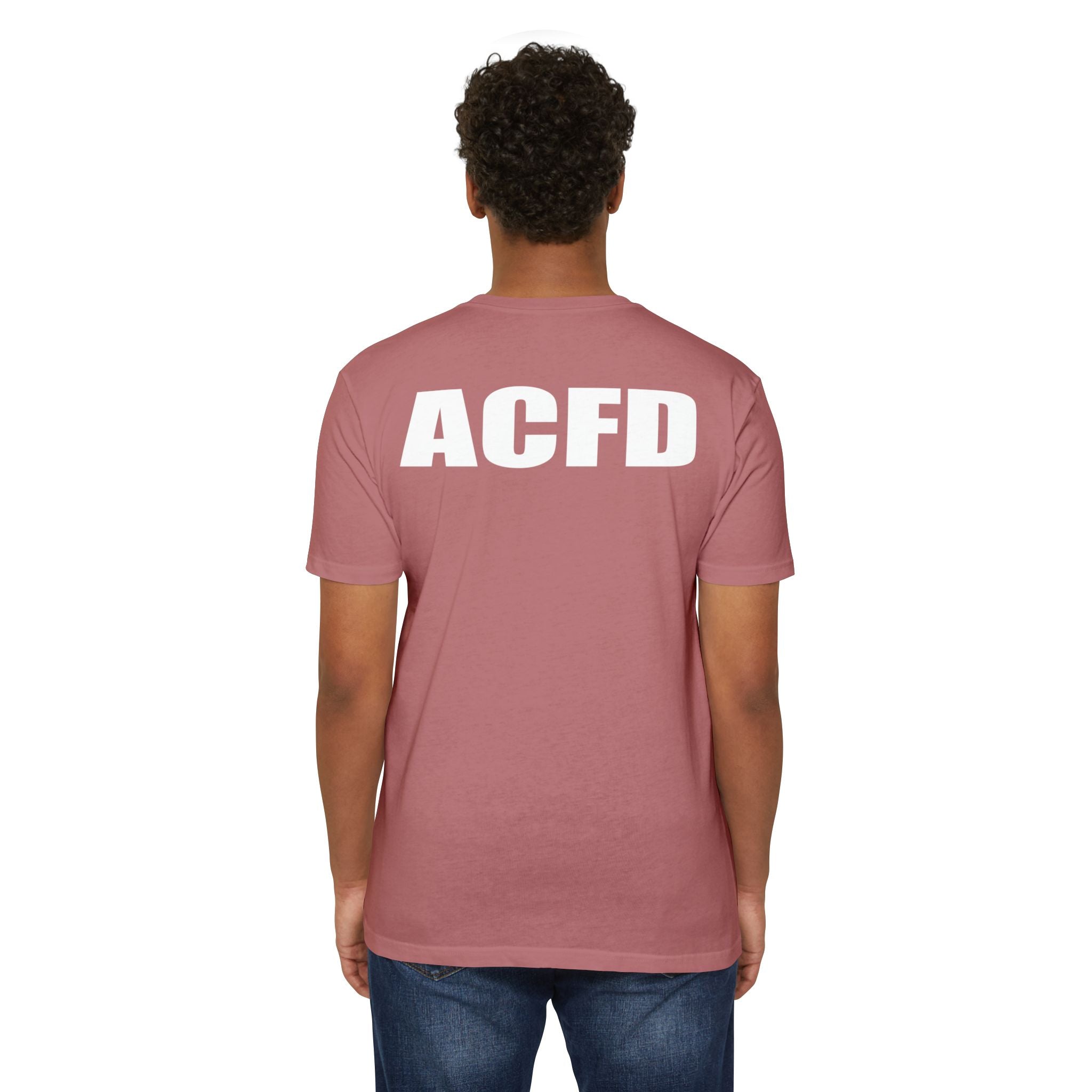 ACFD Firefighter - 60% cotton / 40% polyester Unisex CVC Jersey T-shirt