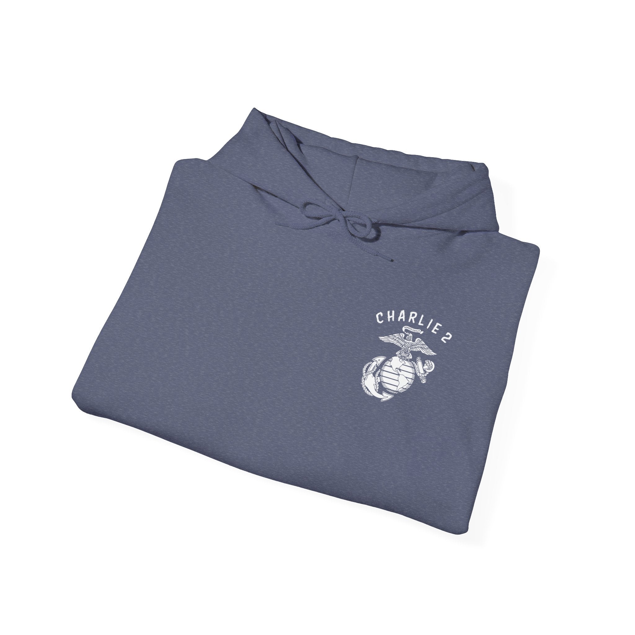 Charlie 2 Ronin (white Logo) - Gildan Heavy Blend™ Hooded Sweatshirt