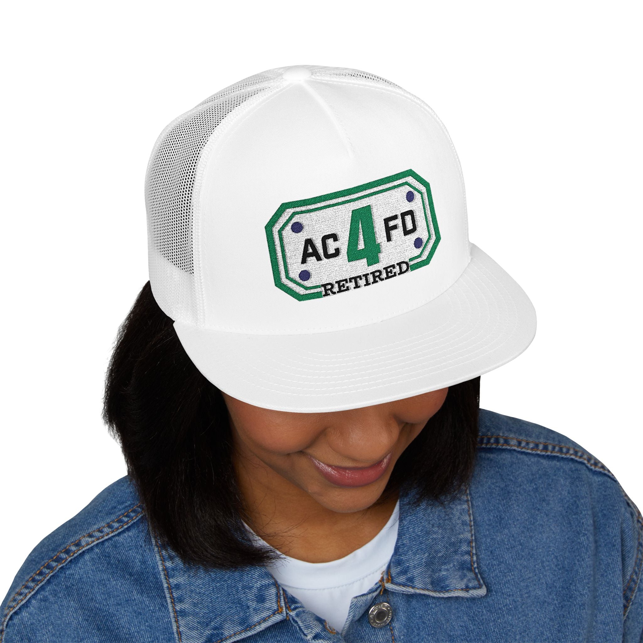 Retired Arlington Tower 4 - 5 Panel Trucker Cap (Embroidery)
