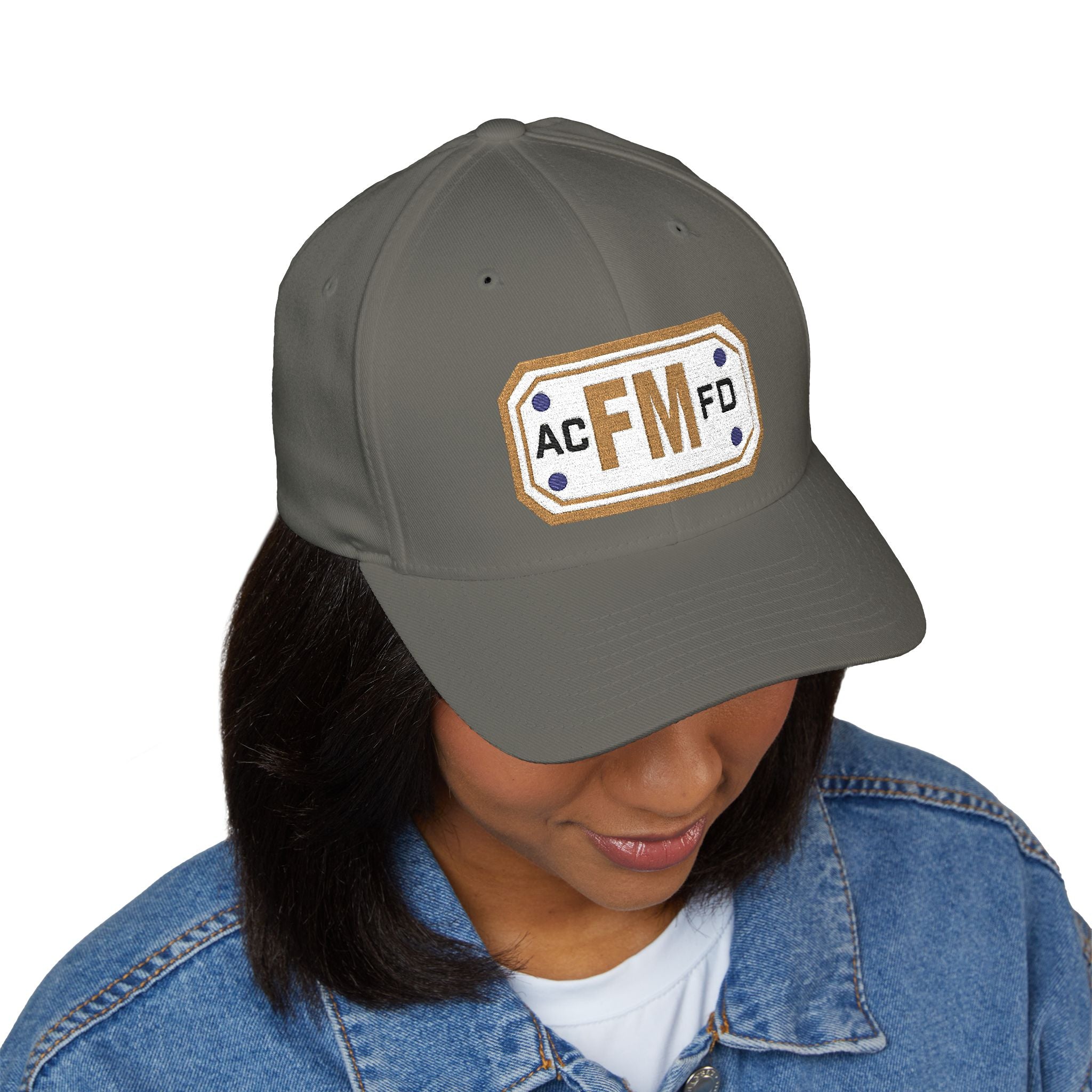 Arlington Fire Marshal Gold - FLEXFIT Closed-Back Structured Cap (Embroidery)