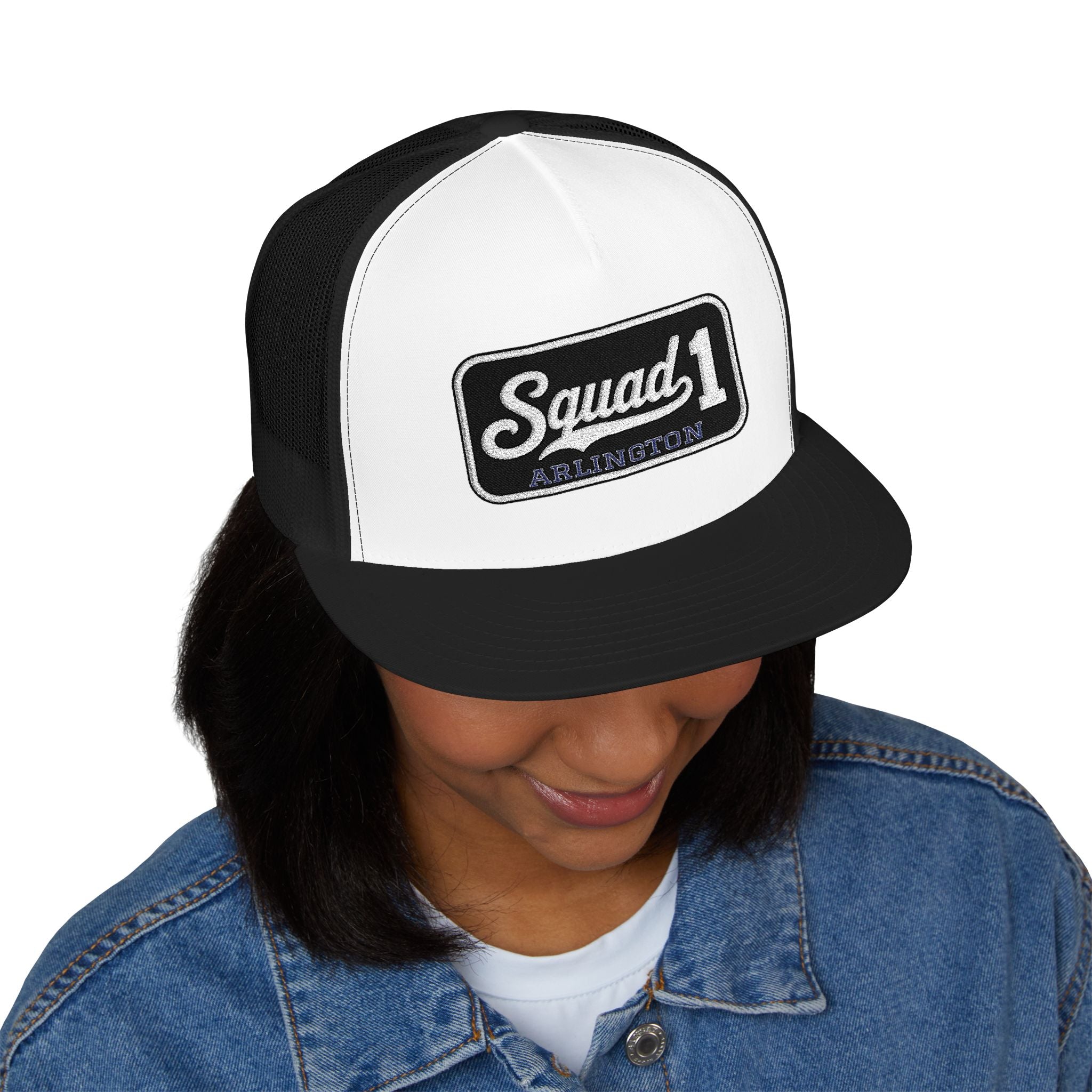 Arlington Squad 1 - 5 Panel Trucker Cap (Embroidery)