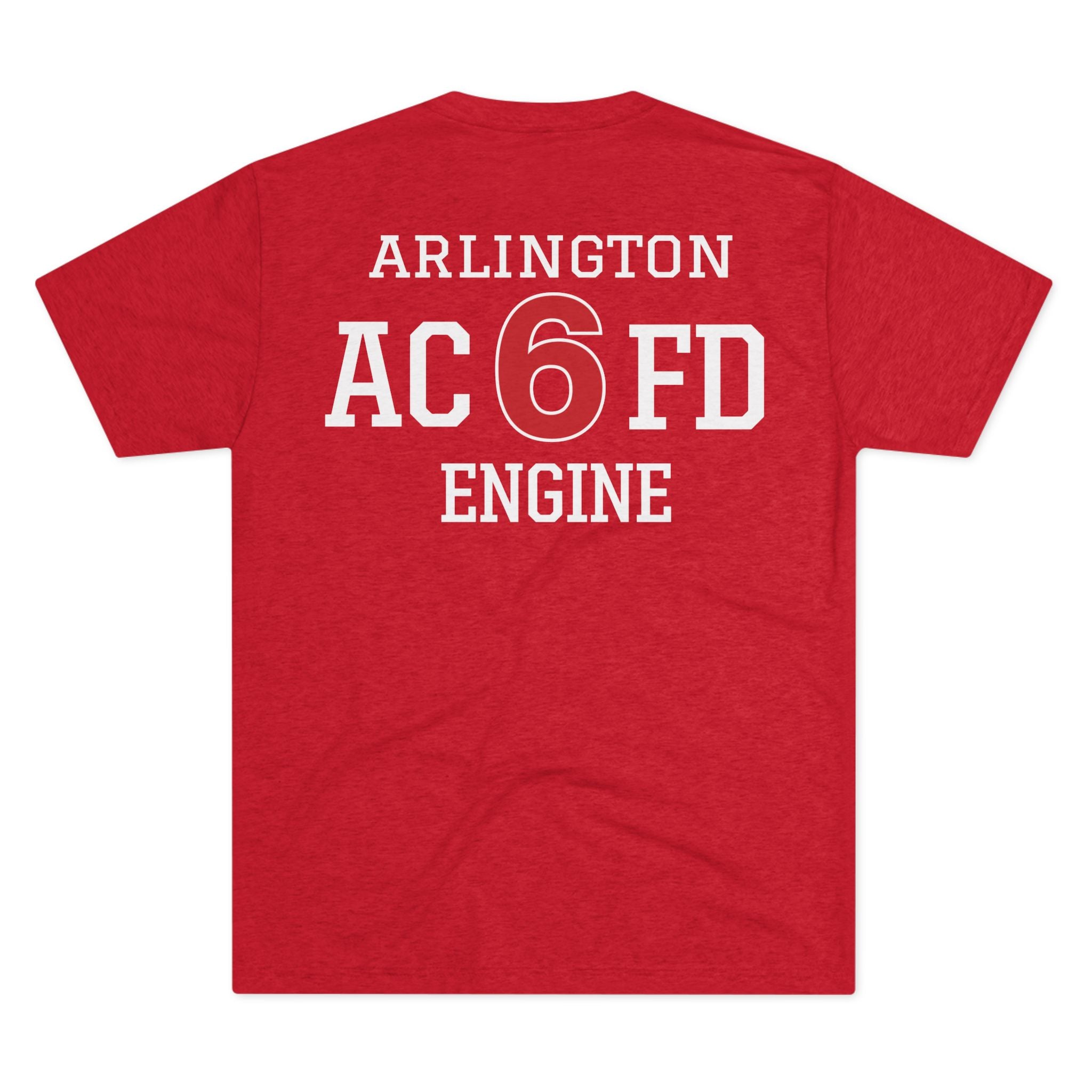 Engine 6 Arlington - NextLevel Tri-Blend Crew Tee