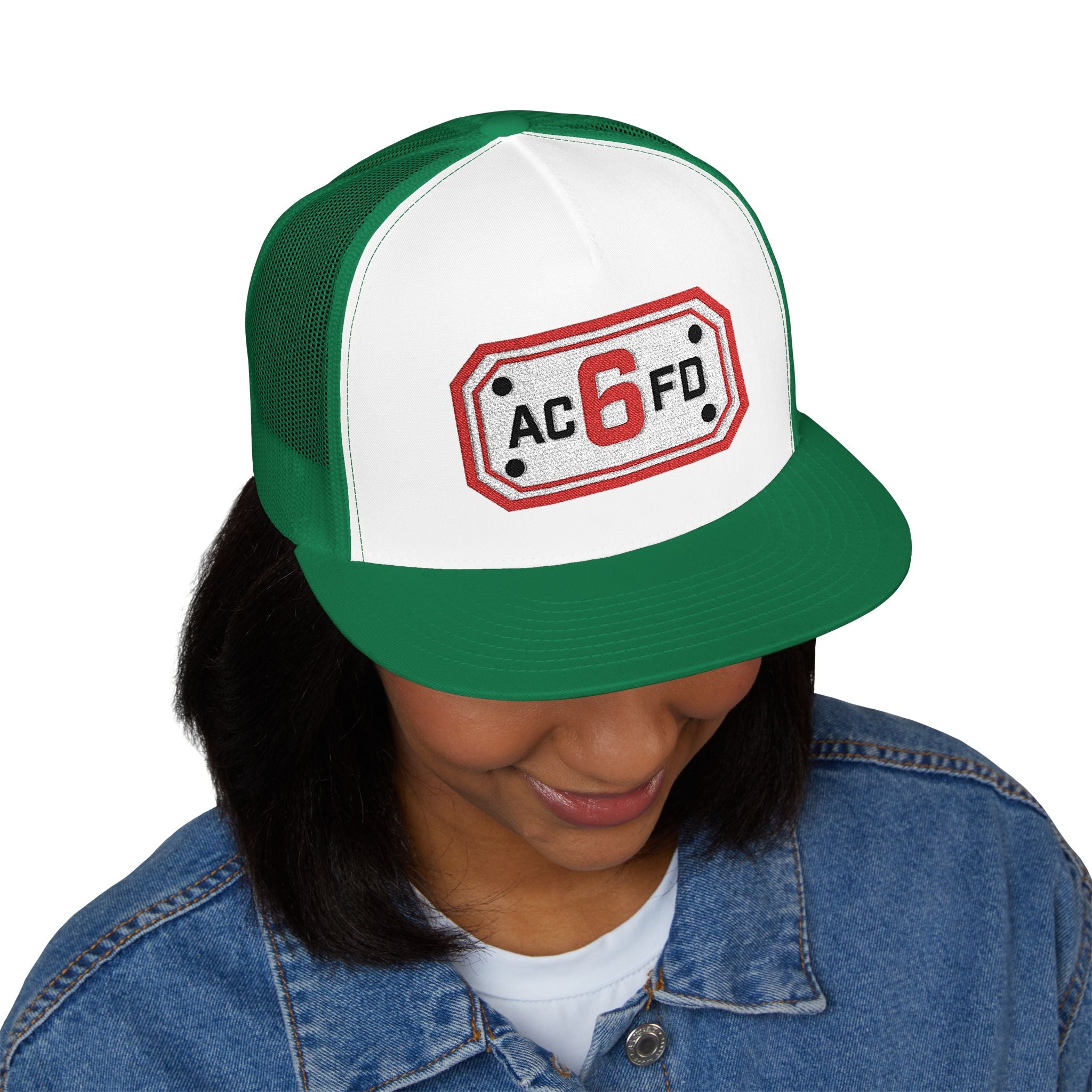 Arlington Engine  6 (requested different style hat) - 5 Panel Trucker Cap (Embroidery)