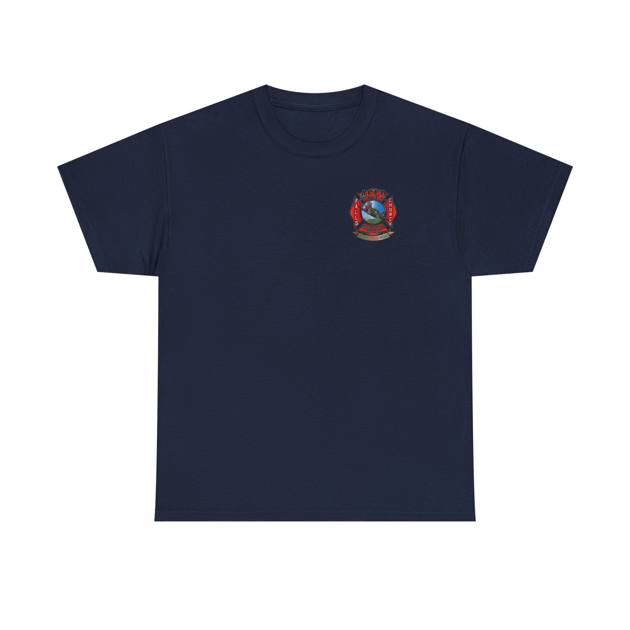Station 6 Bombers Engine Arlington - Heavy Cotton Unisex Tee