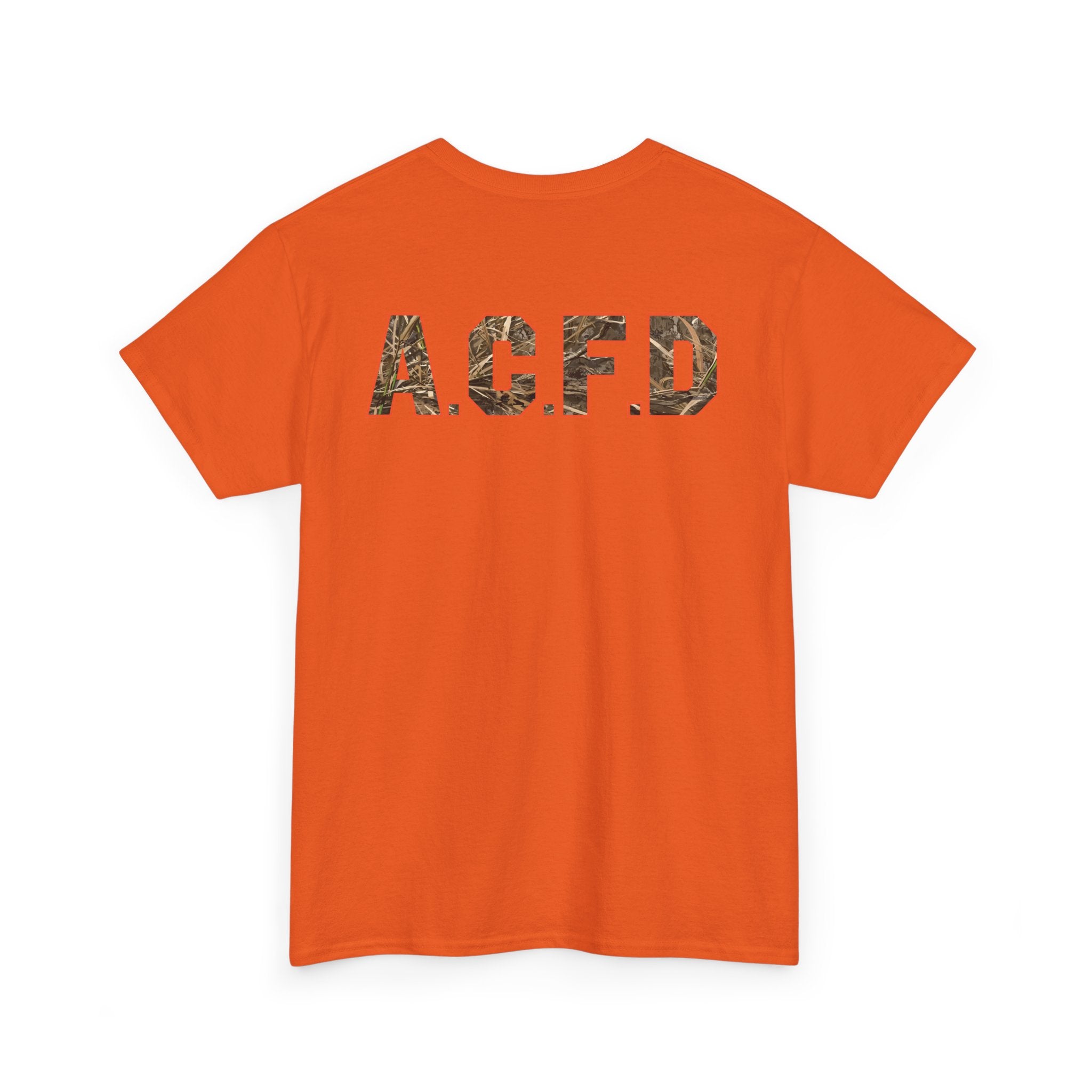 Heavy Cotton Unisex Tee - Arlington Camo Deer Hunter
