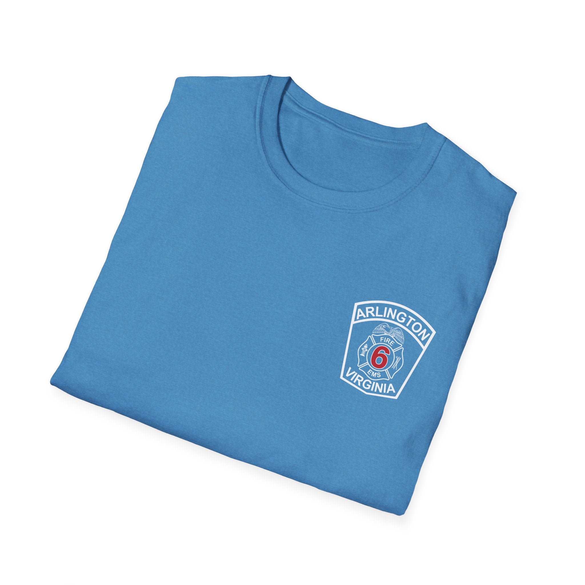 Engine 6 Falls Church - Gildan Soft Cotton Softstyle T-Shirt