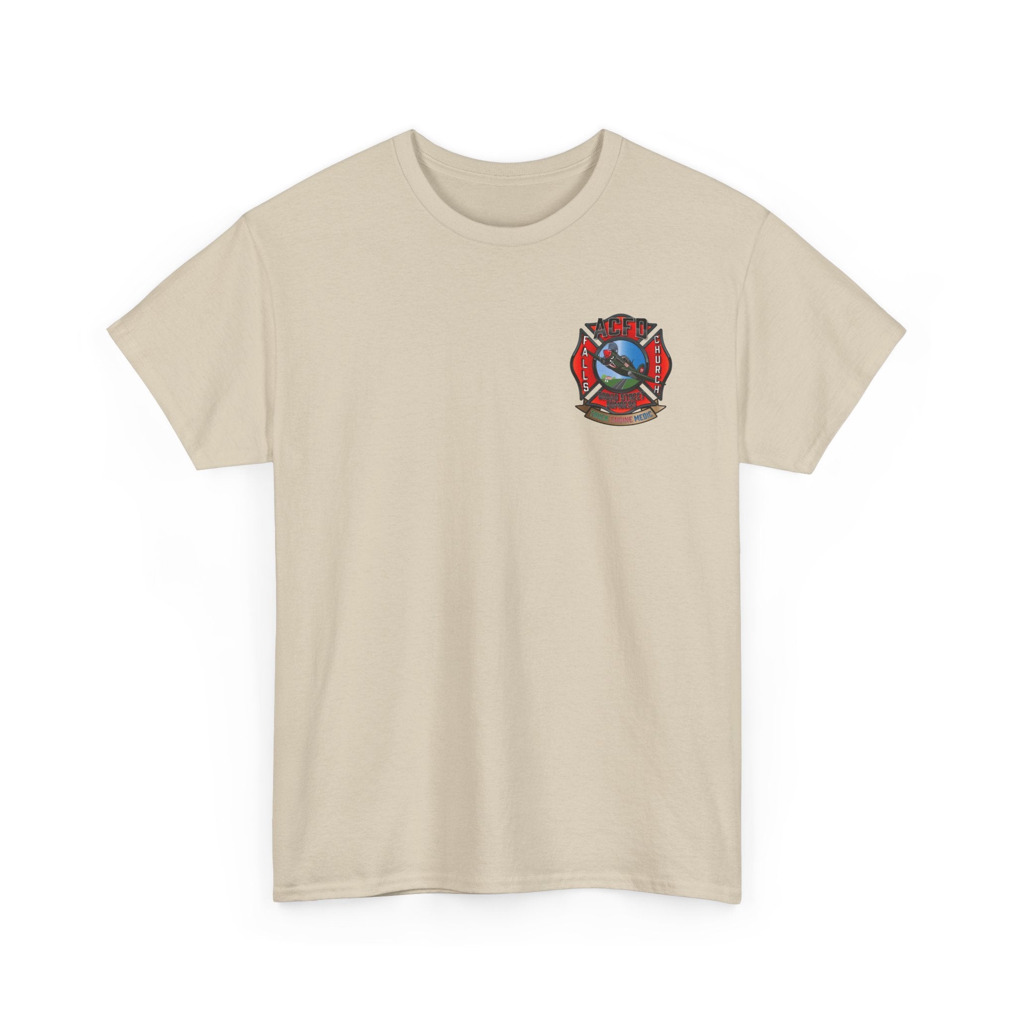 Station 6 Engine Arlington - Heavy Cotton Unisex Tee