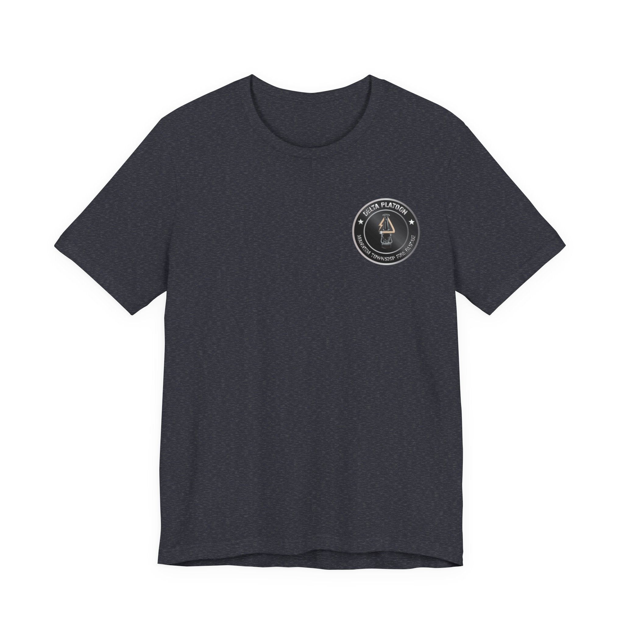 Manheim Township Local Delta Platoon Local white - Bella+Canvas Soft Unisex Tee