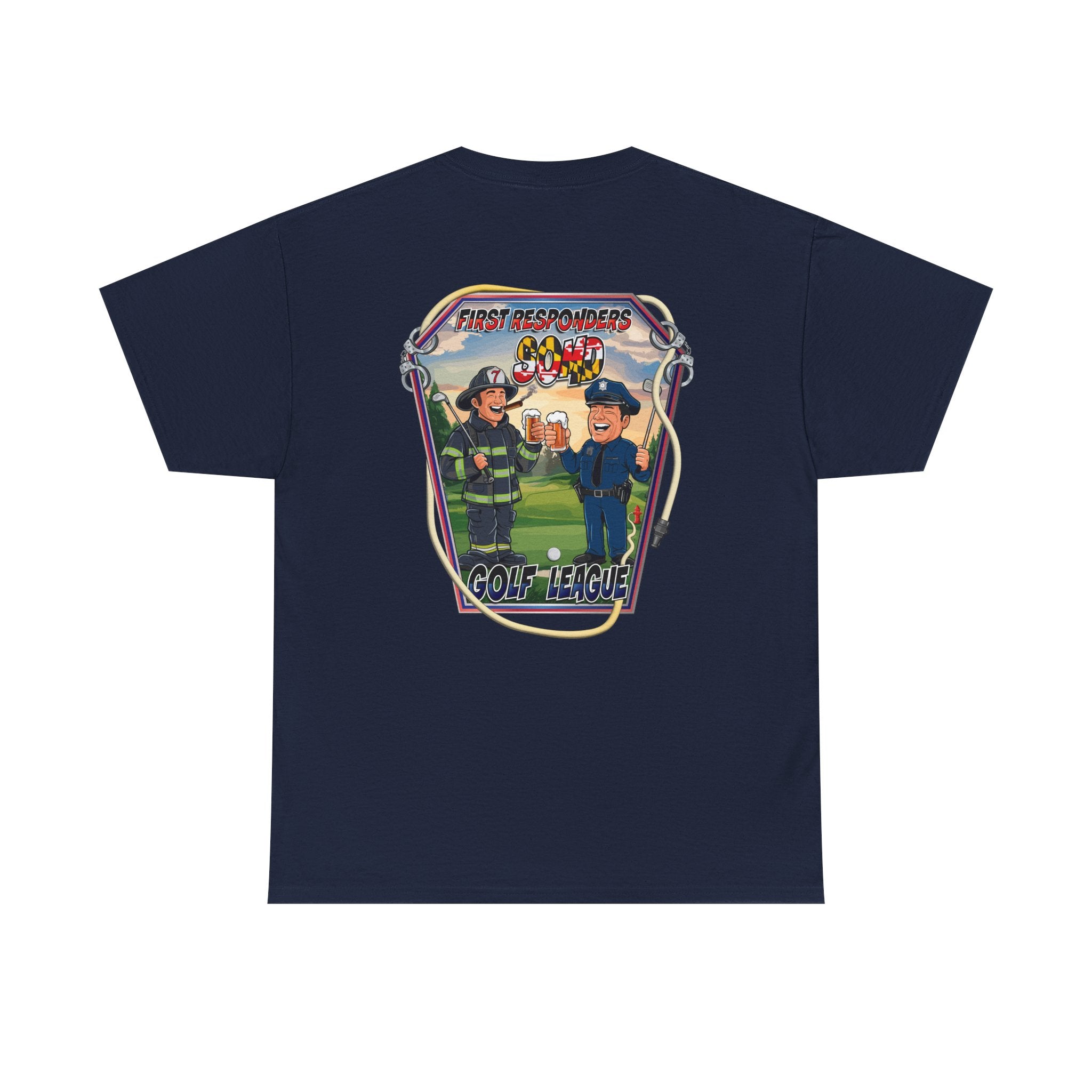 SOMD First Responder Golf - Heavy Cotton Tee