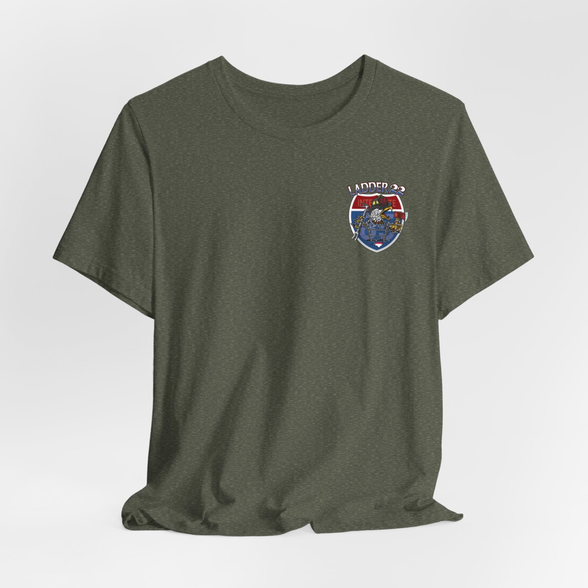 Thomasville Fire NC Ladder 22 (version 1) - Bella+Canvas Soft Unisex Tee