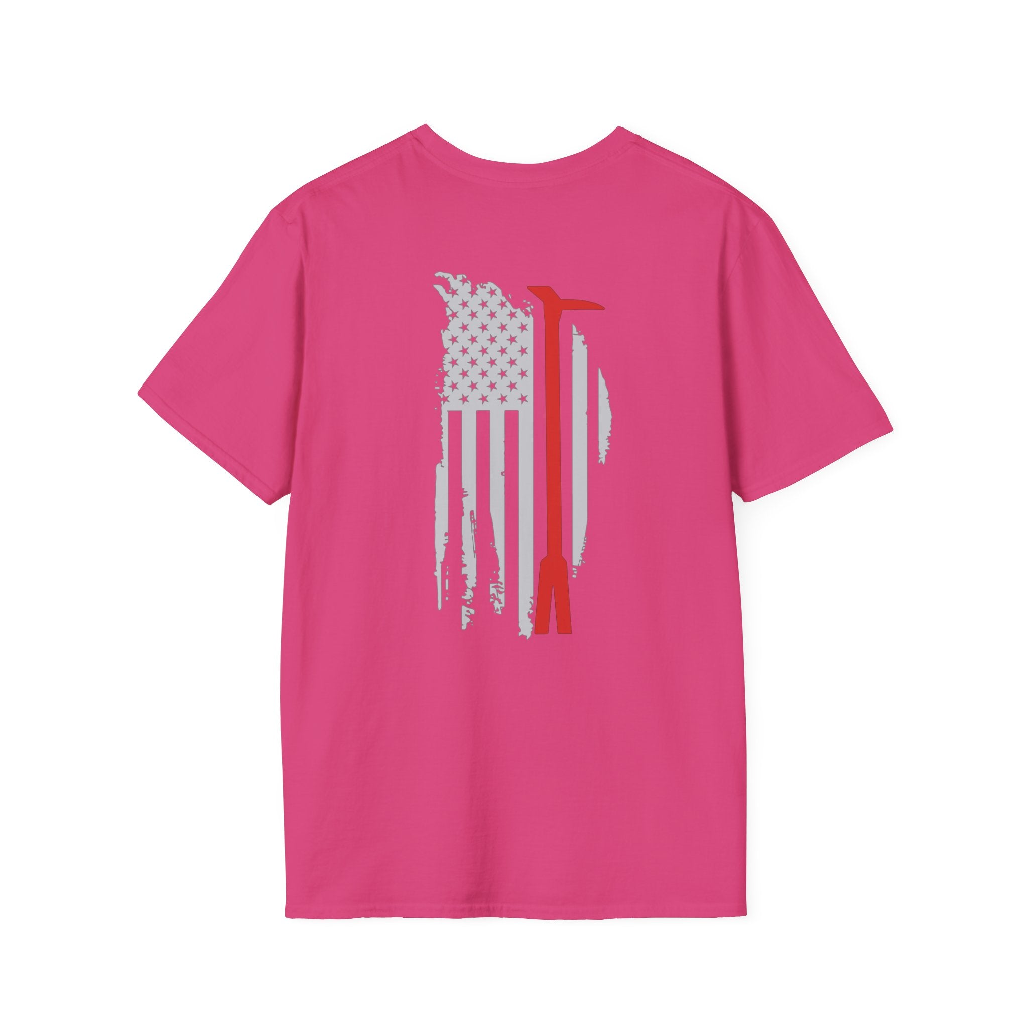 Halligan US Flag - Unisex Softstyle T-Shirt