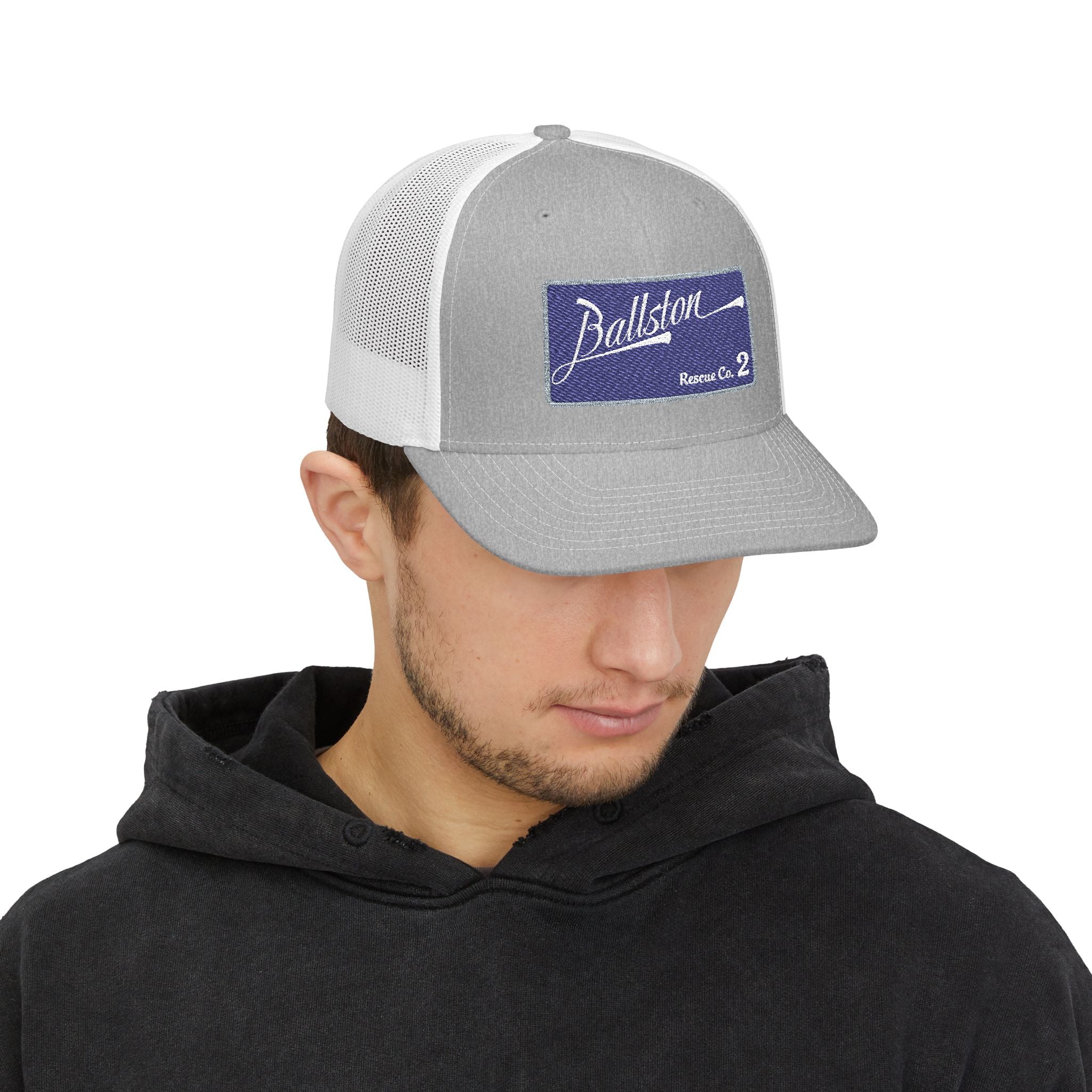 Ballston Rescue co 2 - Snapback Trucker (Richardson 112 Style Hat)