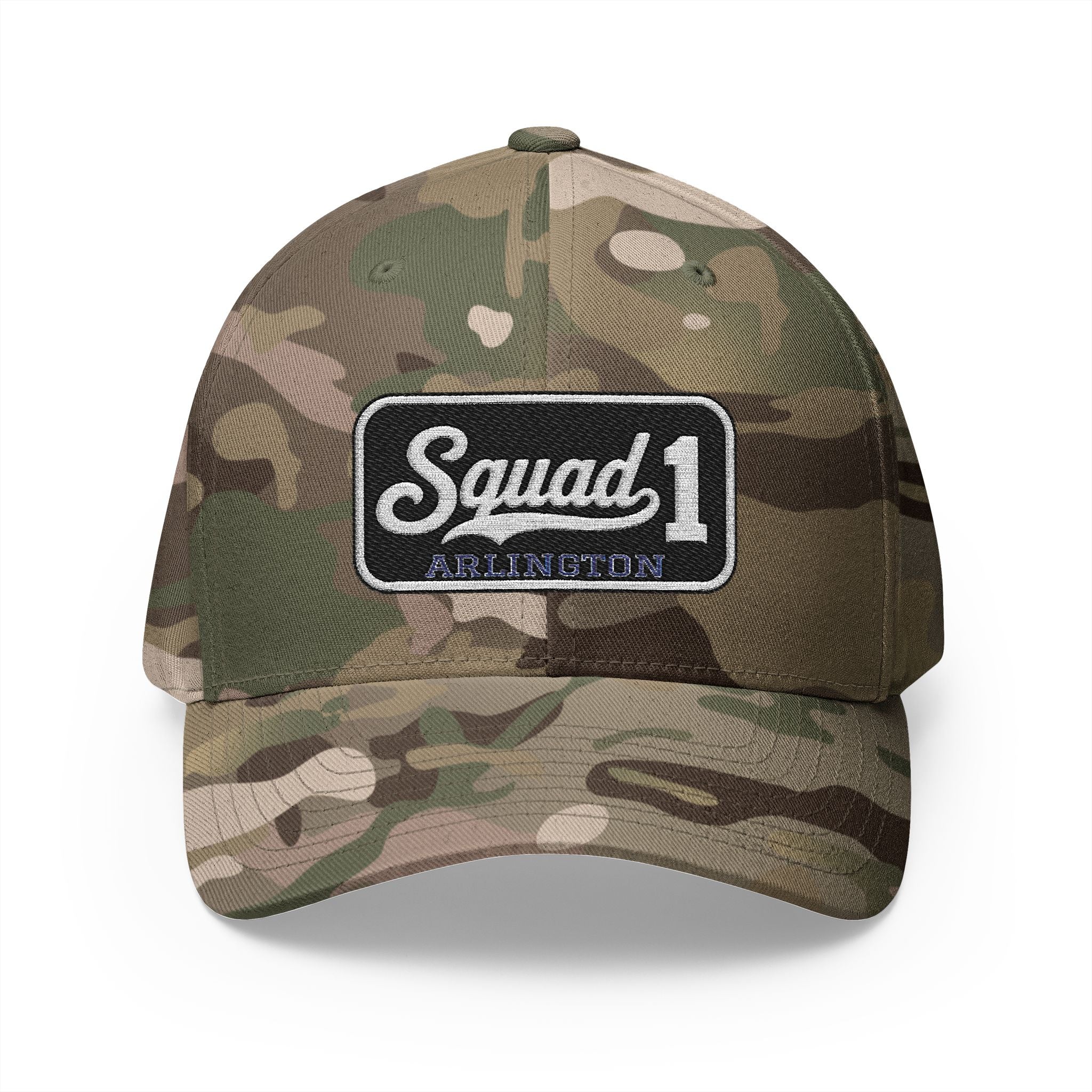 Arlington Squad 1 - FLEXFIT Closed-Back Structured Cap (Embroidery)