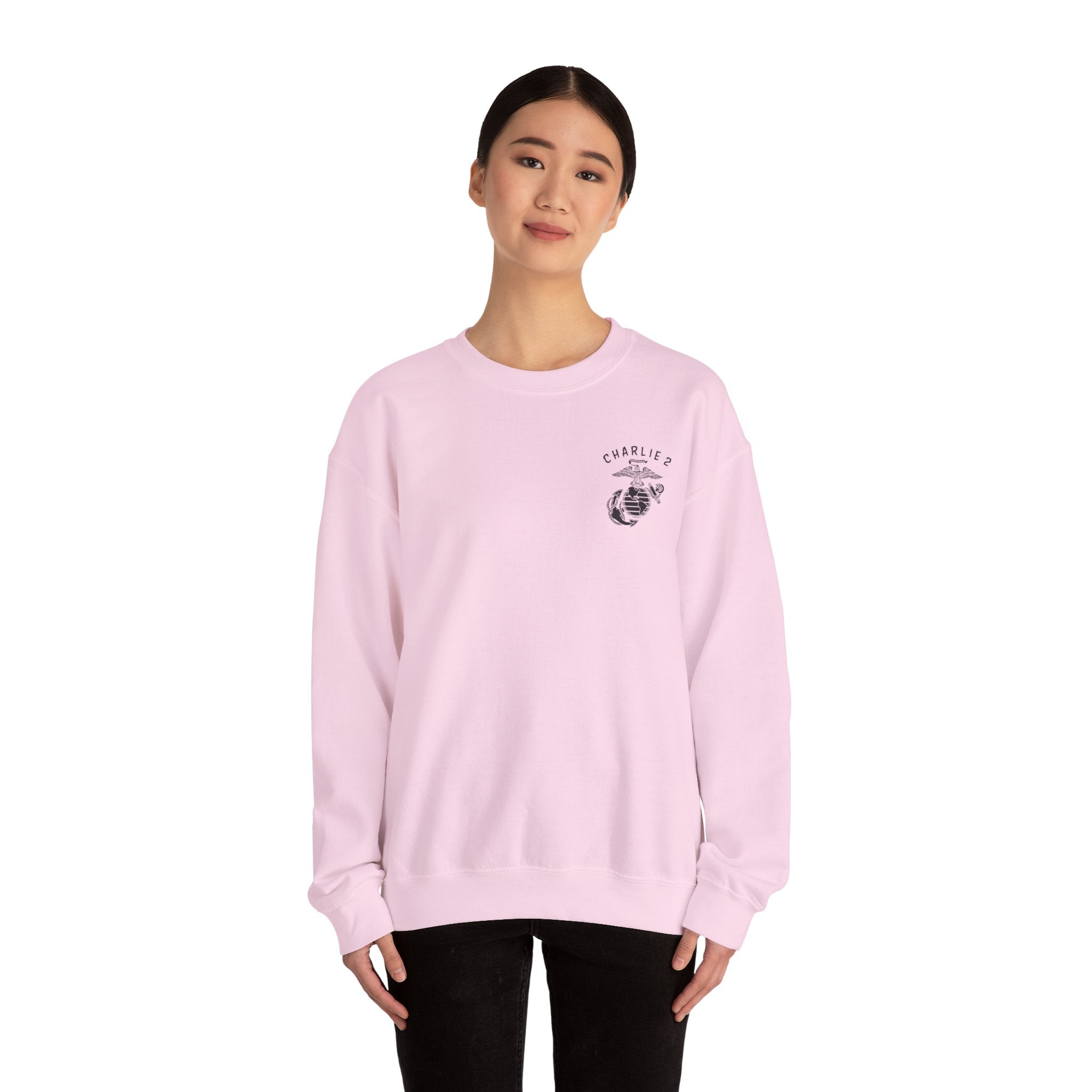 Charlie 2 Ronin (blackLogo) - Gildan Unisex Heavy Blend™ Crewneck Sweatshirt