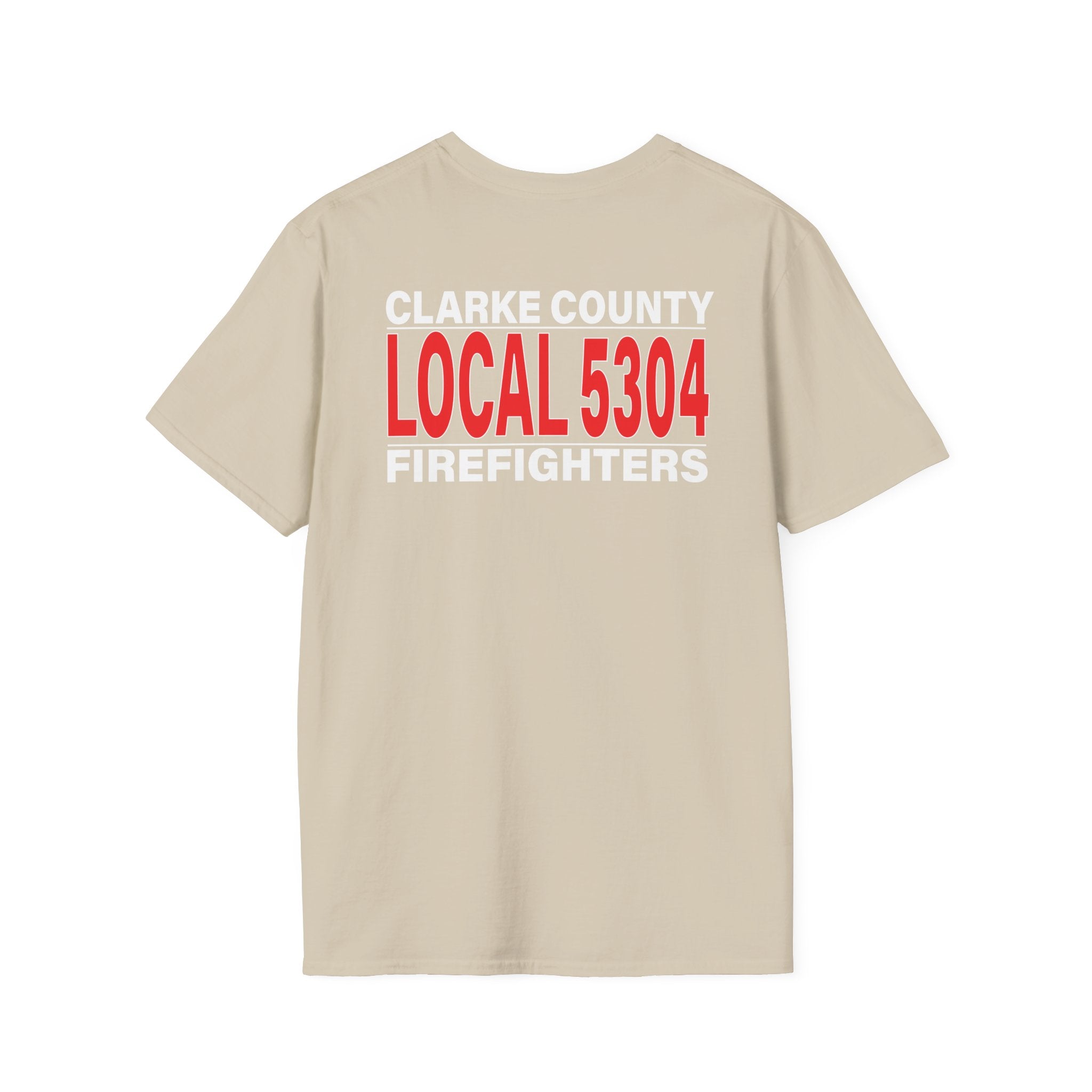 Clarke County Local 5304 version 2 (Portion of Proceeds go to Local 5304)  - Gildan Soft Cotton Softstyle T-Shirt