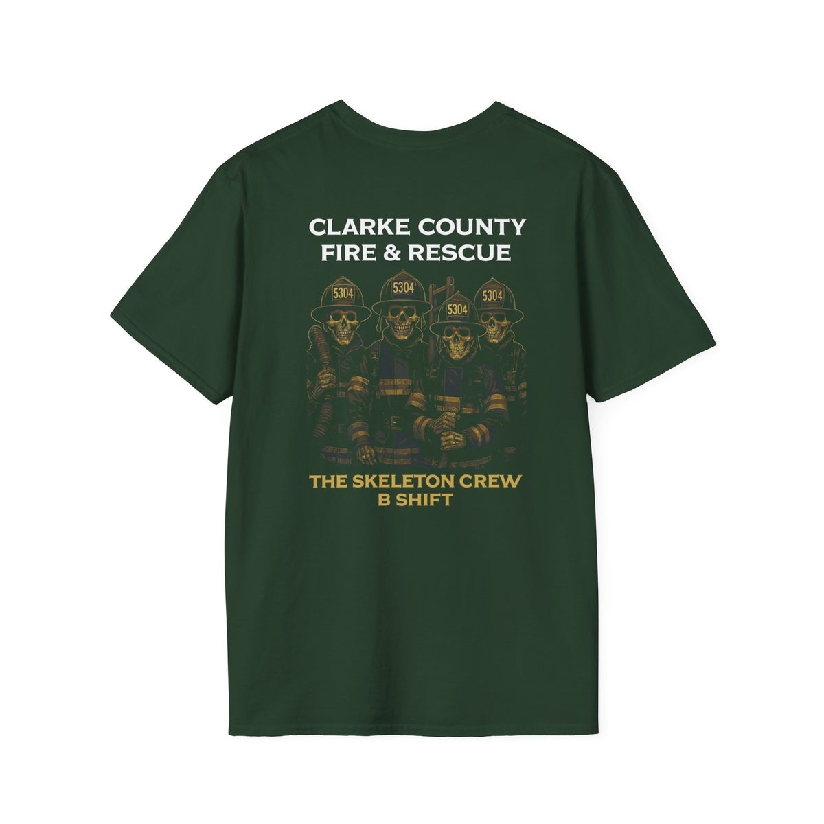 Clarke County B Shift version 1 (Portion of Proceeds go to Local 5304)  - Gildan Soft Cotton Softstyle T-Shirt