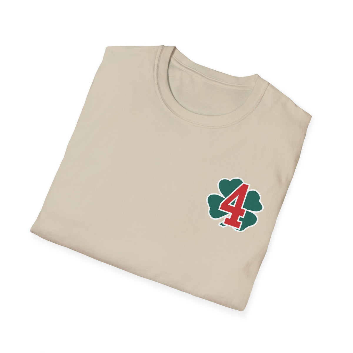 Station 4 Clover front / acfd clover back - Gildan Soft Cotton Softstyle T-Shirt