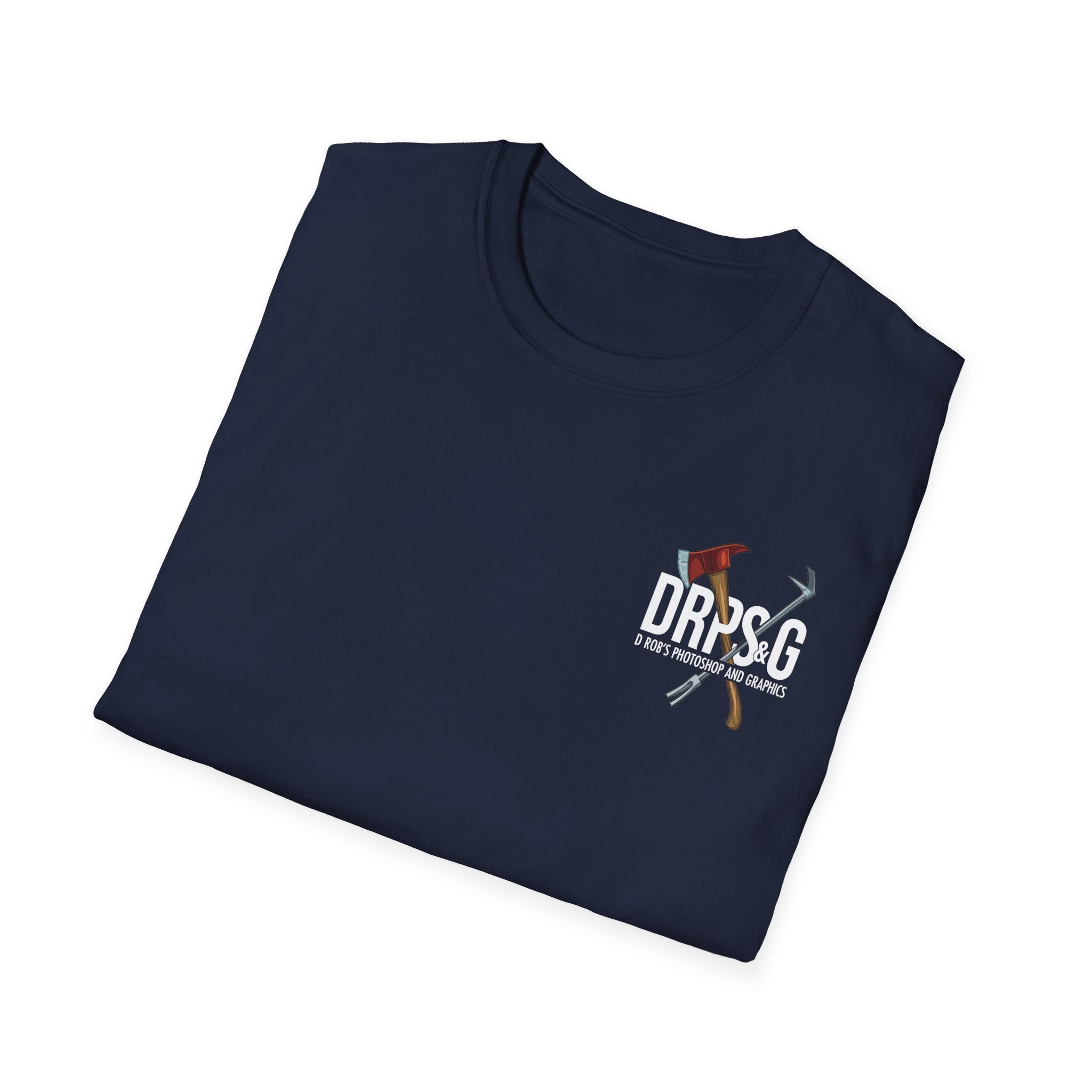 Retired Lieutenant US Flag - Unisex Softstyle T-Shirt