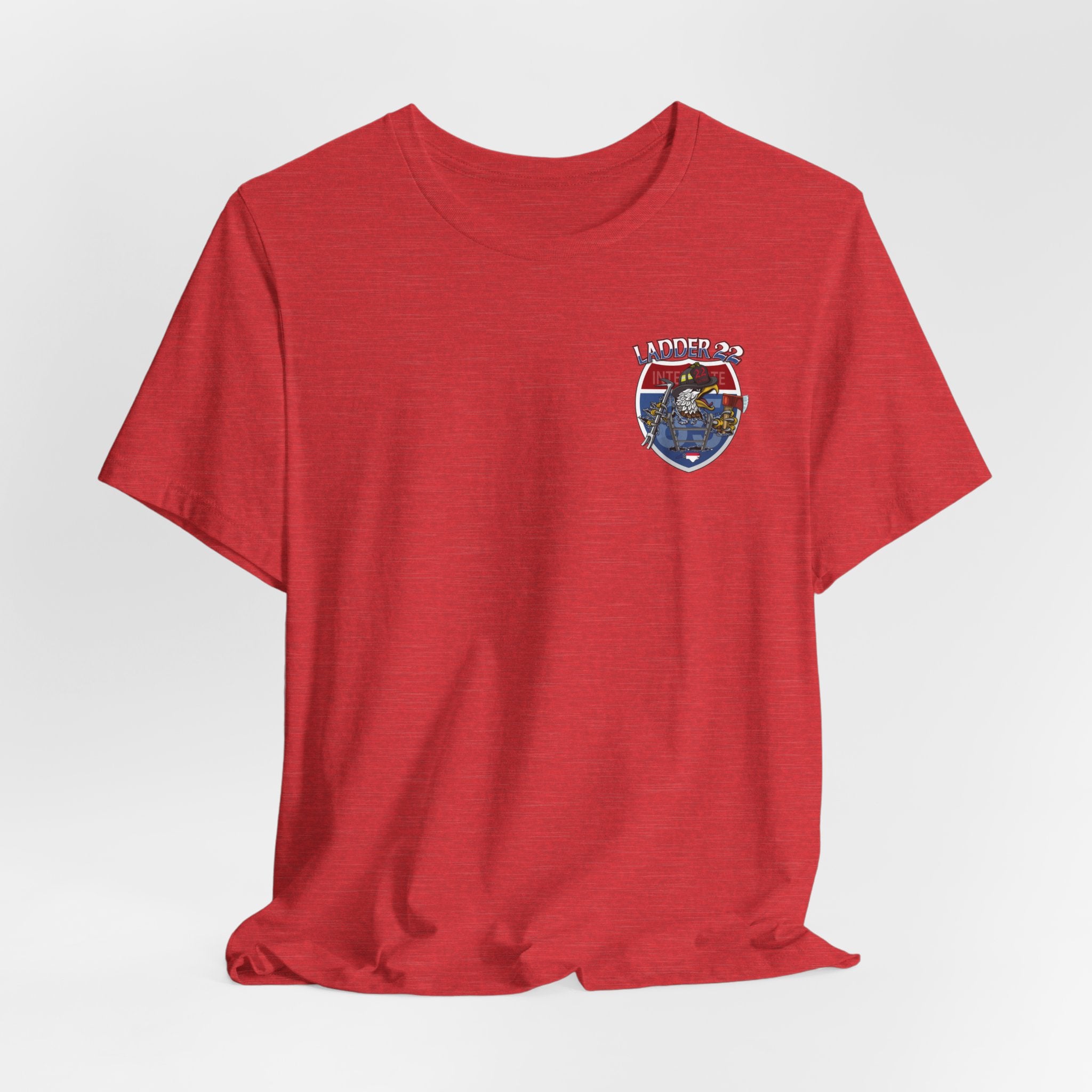 Thomasville Fire NC Ladder 22  - Bella+Canvas Soft Unisex Tee
