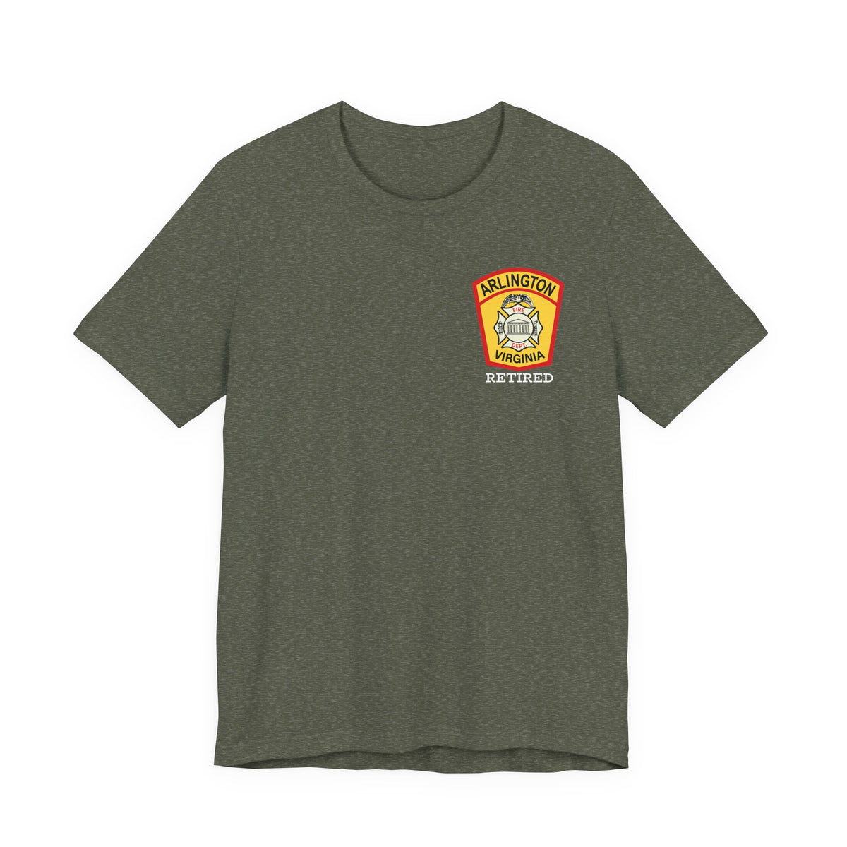 Arlington Retired Old Patch - Bella+Canvas Soft Unisex Tee