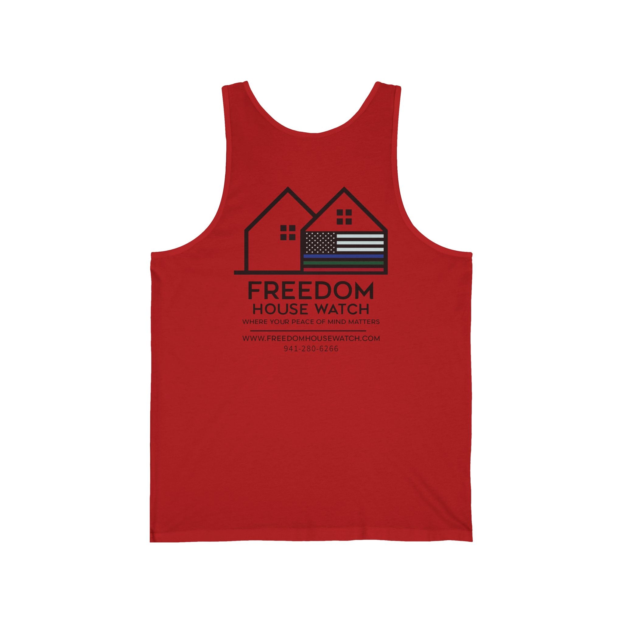 Freedom Hous Watch - Bella Canva Unisex Jersey Tank