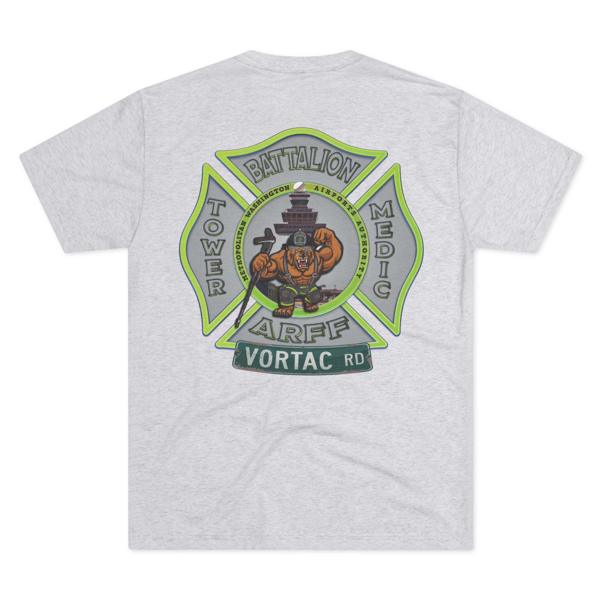 MWAA 302 Real Dulles South - NextLevel Tri-Blend Crew Tee unisex