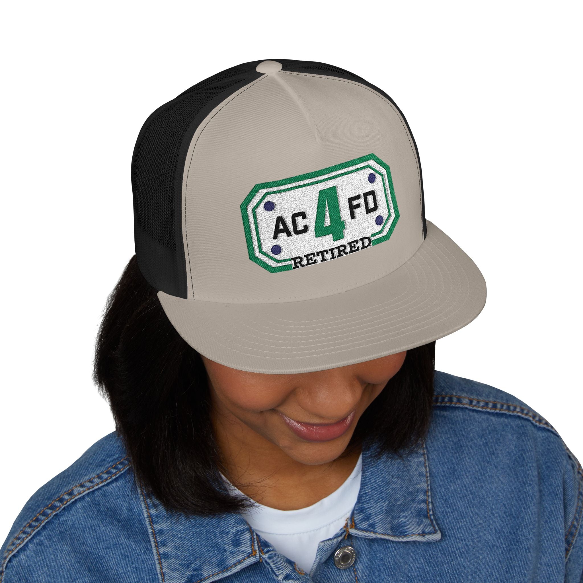 Retired Arlington Tower 4 - 5 Panel Trucker Cap (Embroidery)