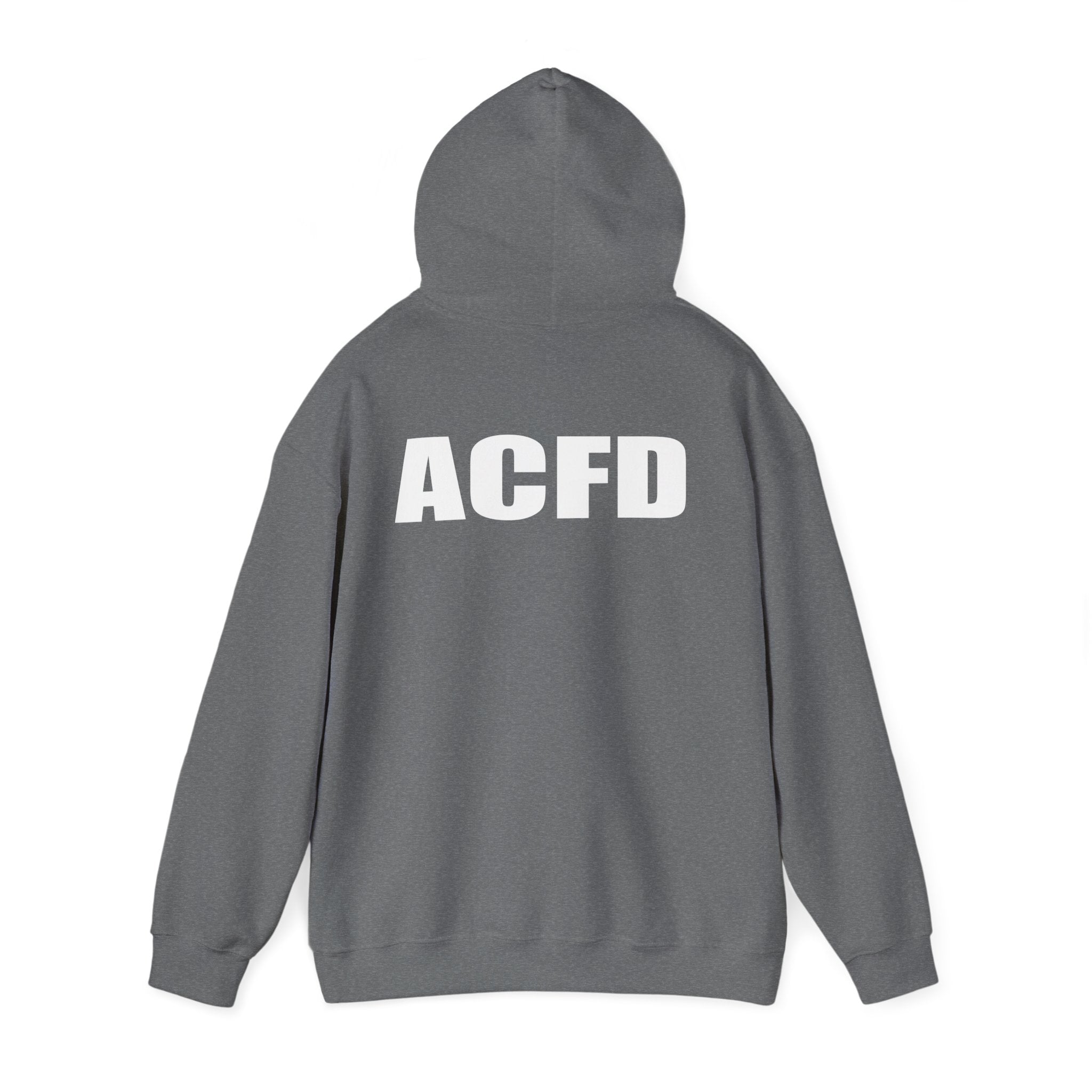 Arlington Station 3 Rhino Front/ACFD FF Back - Gildan Heavy Blend™ Hooded Sweatshirt