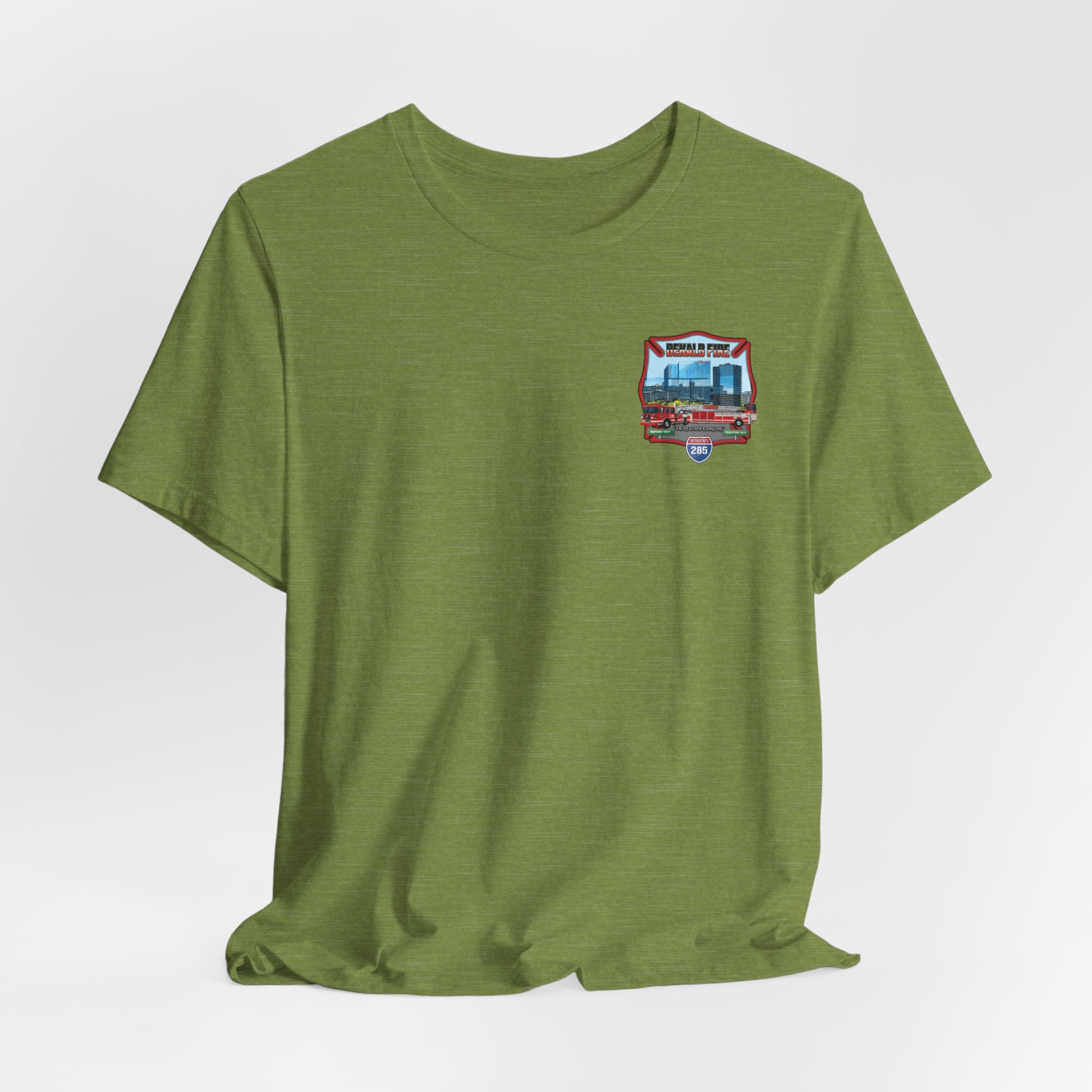 Dekalb County Fire Tiller 18 Rendering - Bella+Canvas Soft Unisex Tee