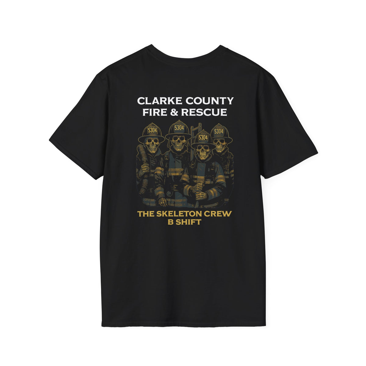 Clarke County B Shift version 1 (Portion of Proceeds go to Local 5304)  - Gildan Soft Cotton Softstyle T-Shirt