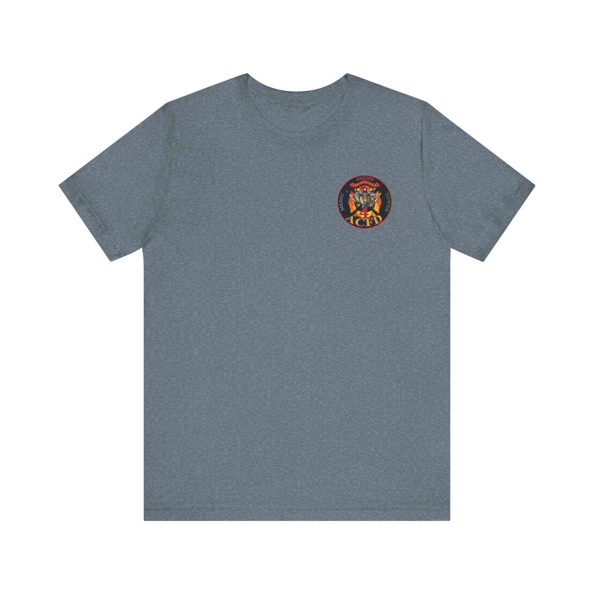 Station 4 RatPack Front AC4FD Back - Bella+Canvas Soft Unisex Tee