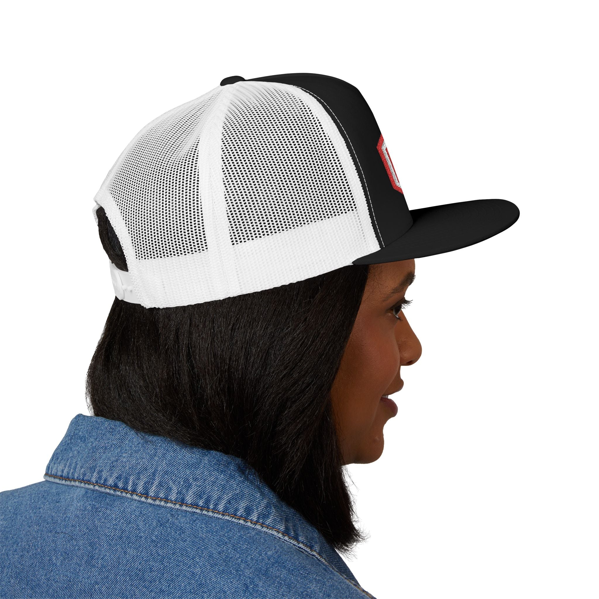 Retired Arlington Engine 7 - 5 Panel Trucker Cap (Embroidery)