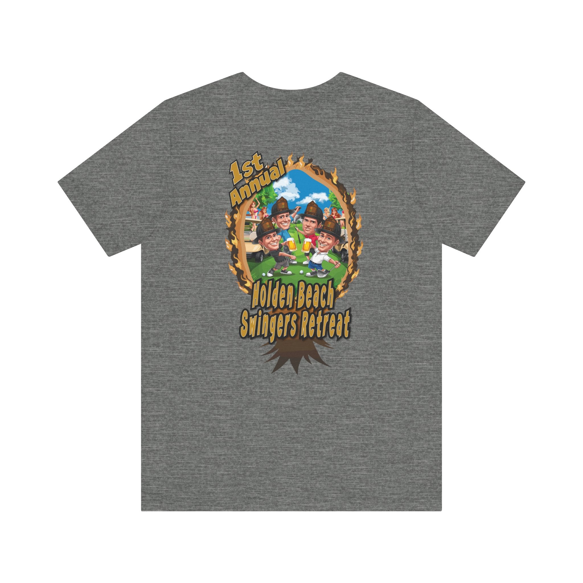 Holden Beach Swingers Retreat- Bella+Canvas Soft Unisex Tee