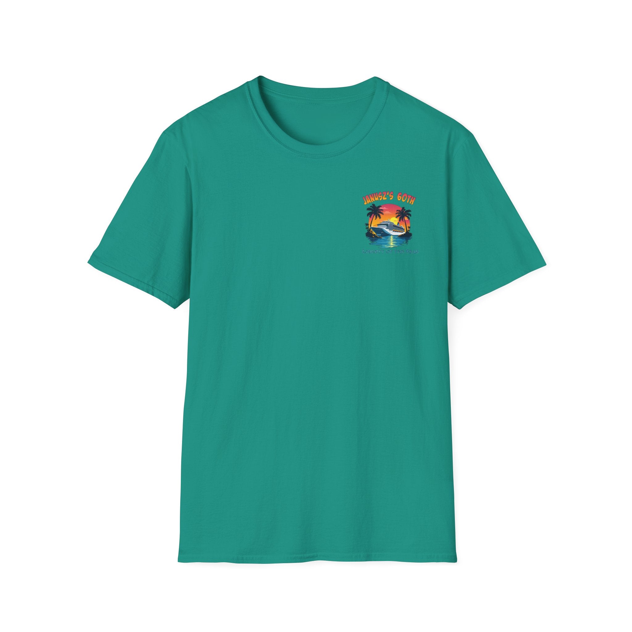Renee Family Cruise Colorful - Unisex Softstyle Cotton T-Shirt