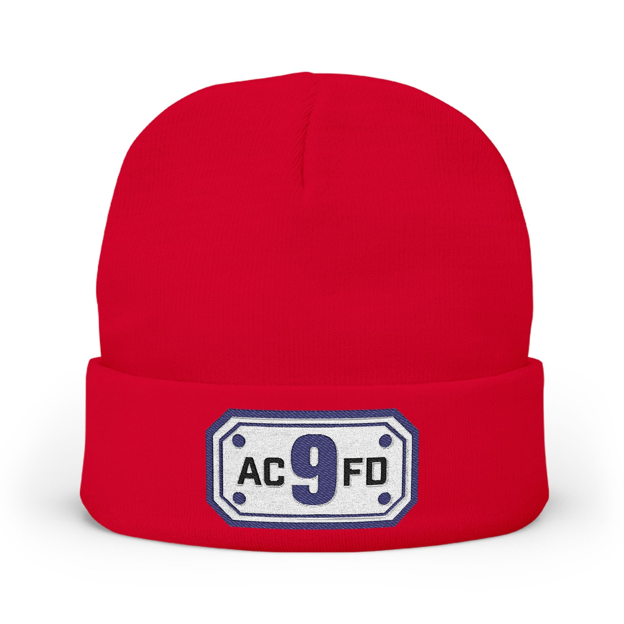 Arlington Rescue 9 - Knit Beanie (Embroidery)
